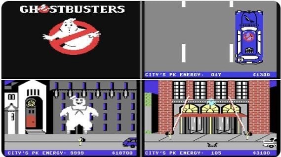 Ghostbusters for the Commodore 64. I remember playing this all the