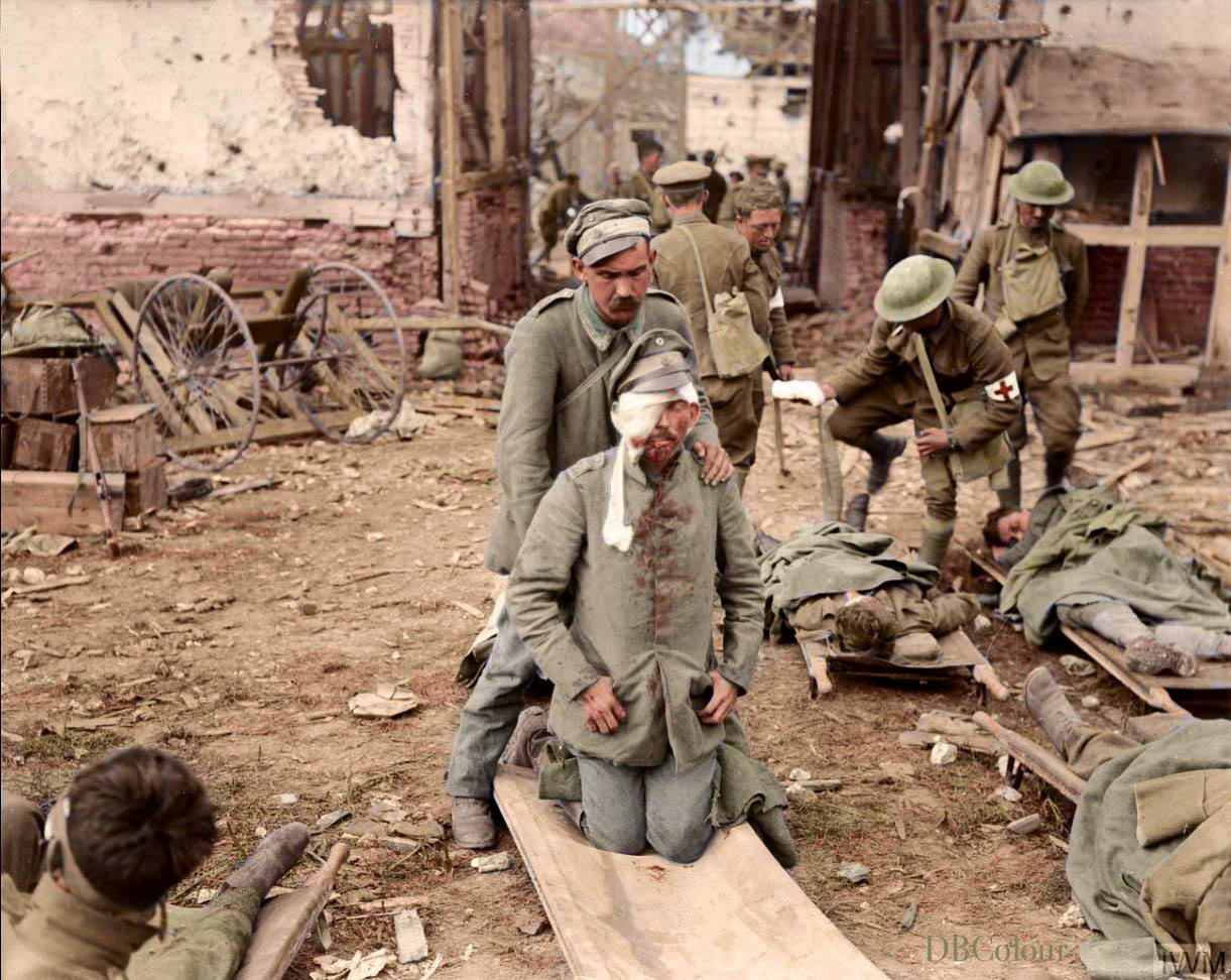 10 August 1918 Battle of Amiens.... - WW1 Colourised Photos | Facebook