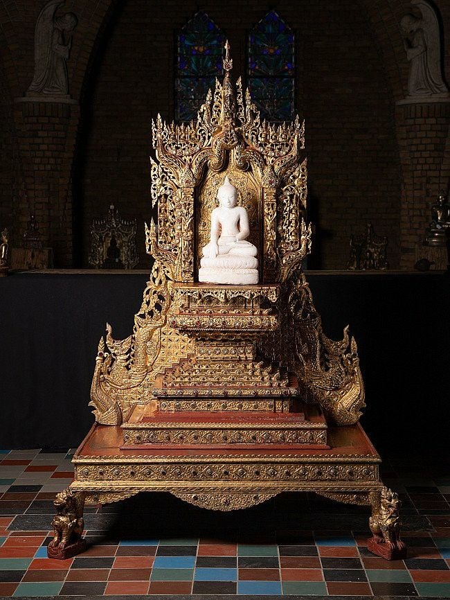 Burmese Buddhist thrones from Mandalay