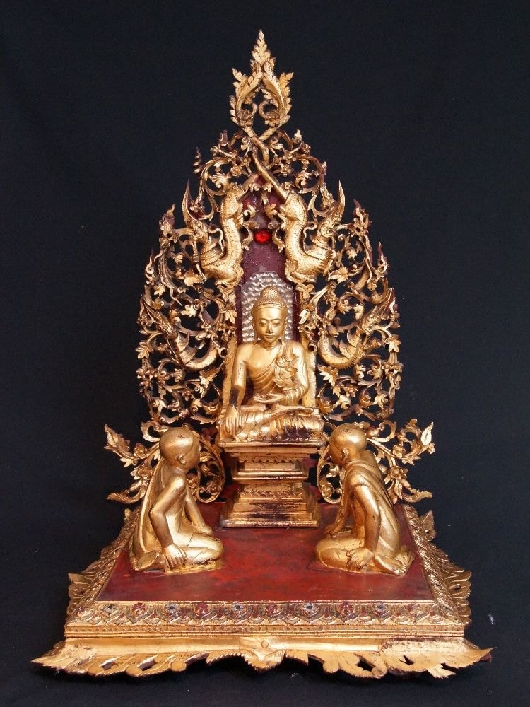 Burmese Buddhist thrones from Mandalay