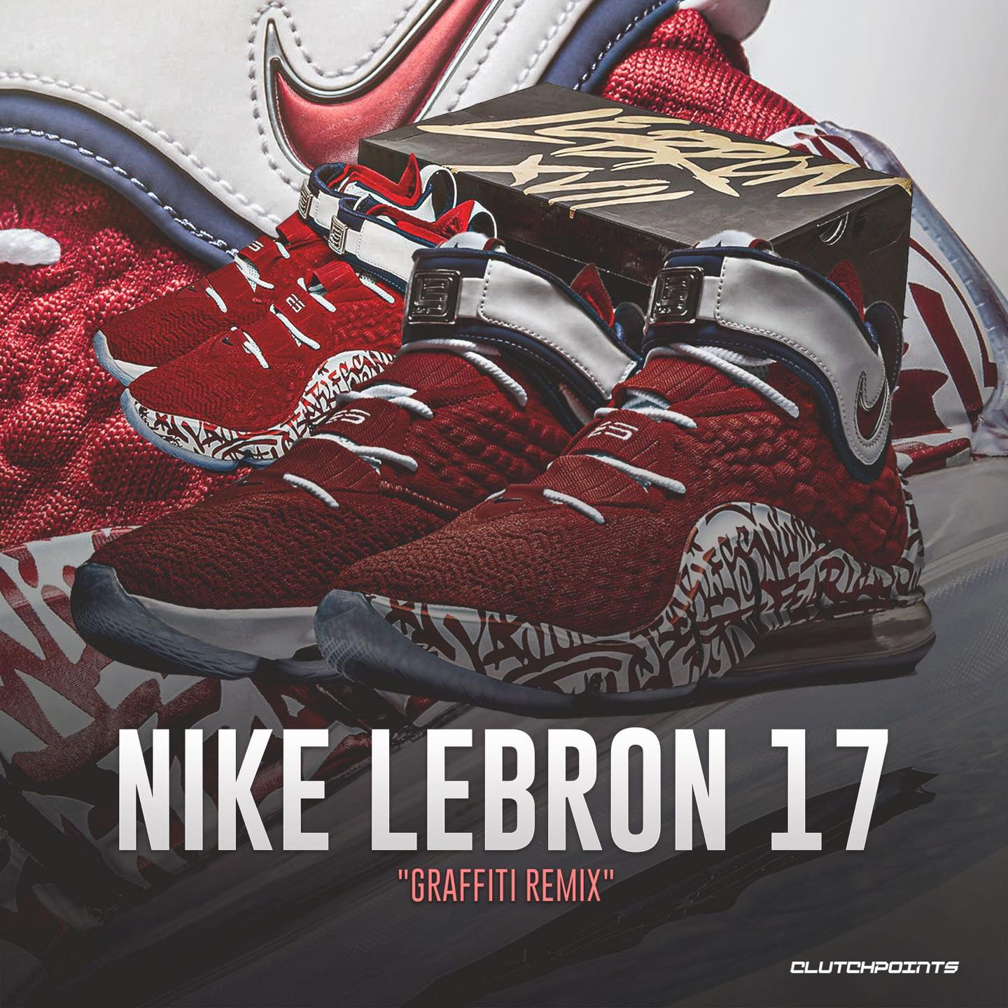 All-Red Nike LeBron 17s dropping November 15 🔴 📸: Desempacados
