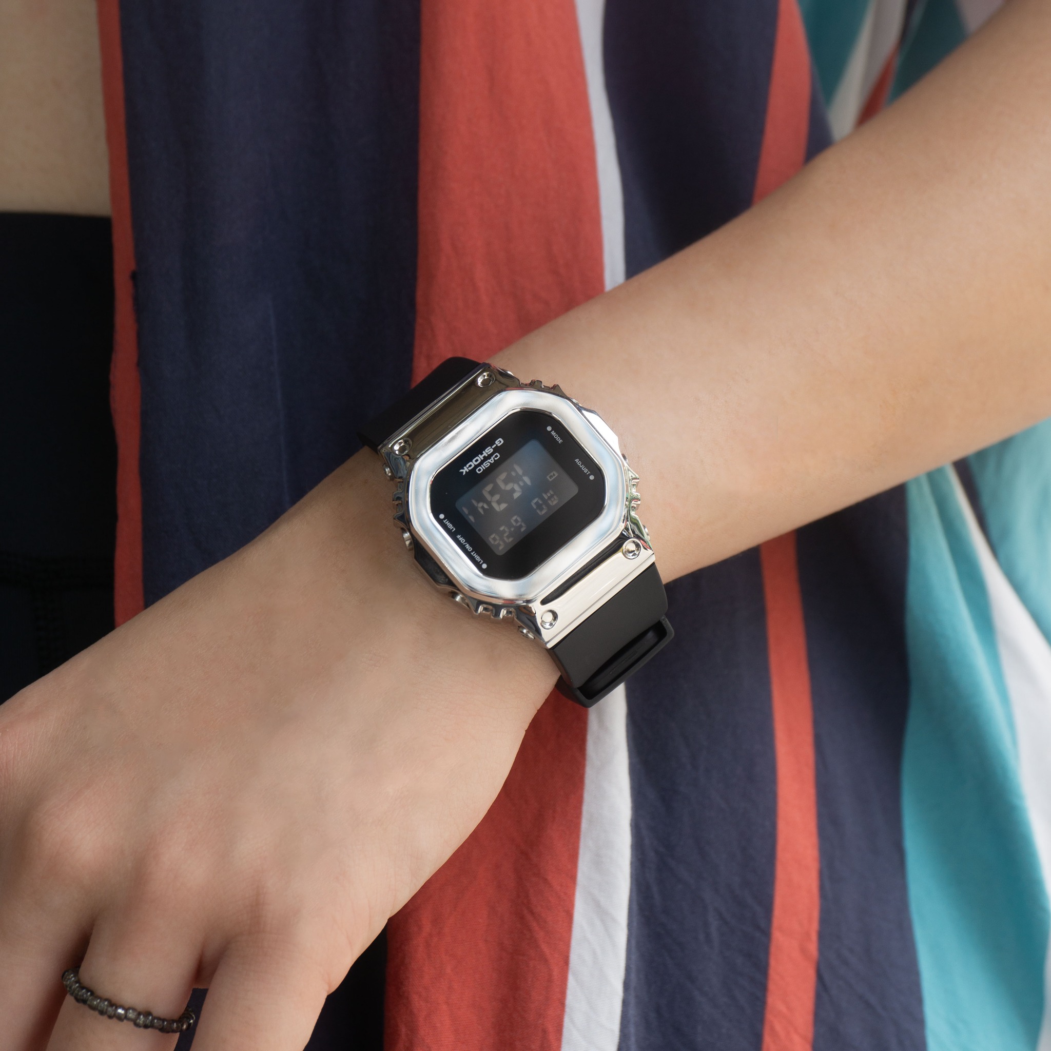 SNAP from Malaysia Wearing G-SHOCK: GM-S5600-1 @em.liaxr_ pairs 