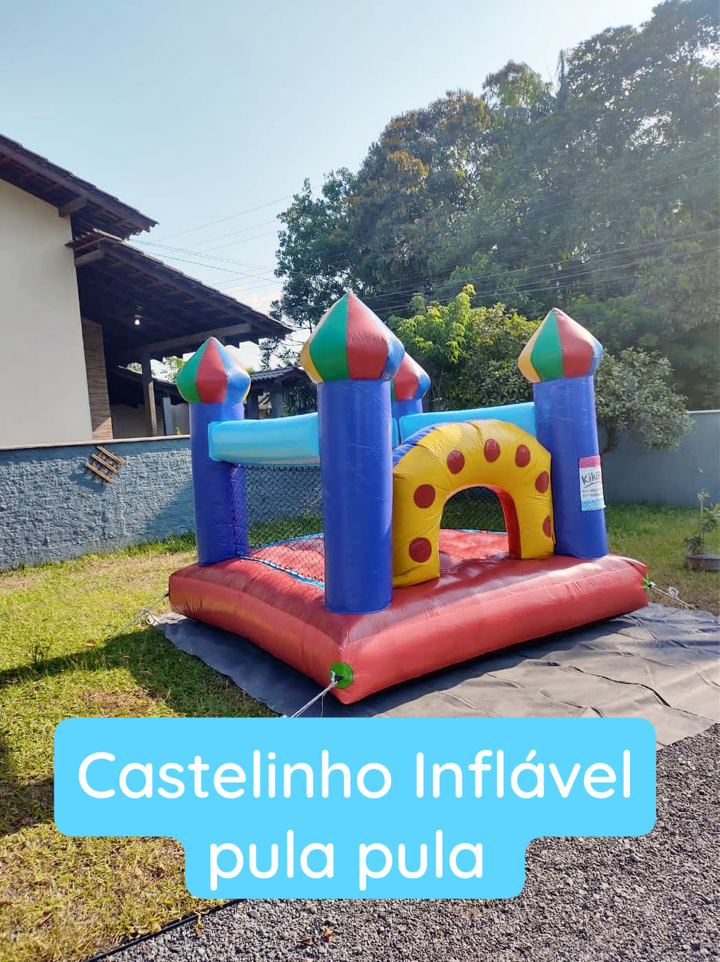 Castelinho inflável pula... - Kikibia Locação de Brinquedos | Facebook
