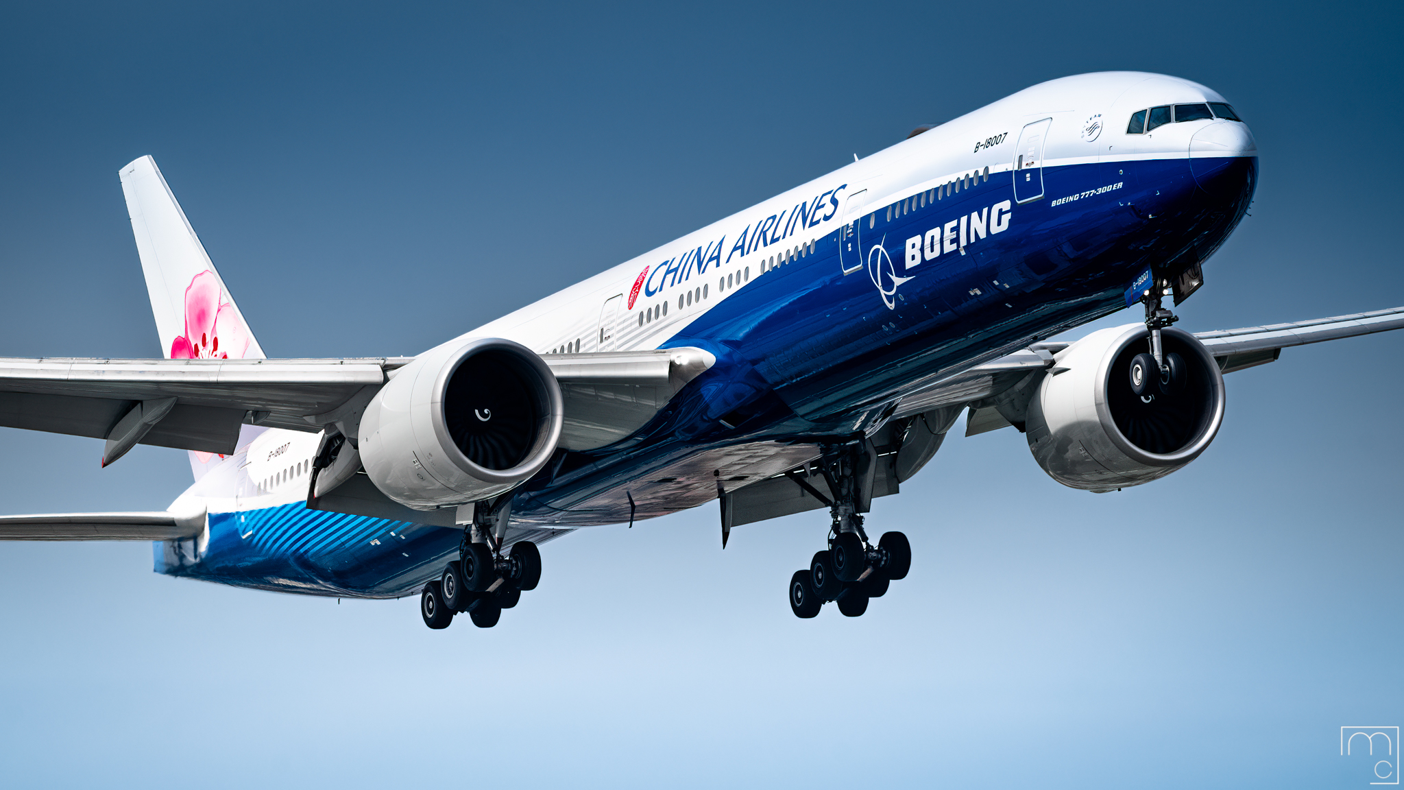 China Airlines 中華航空 The Boeing Company 777-300ER in the Boeing