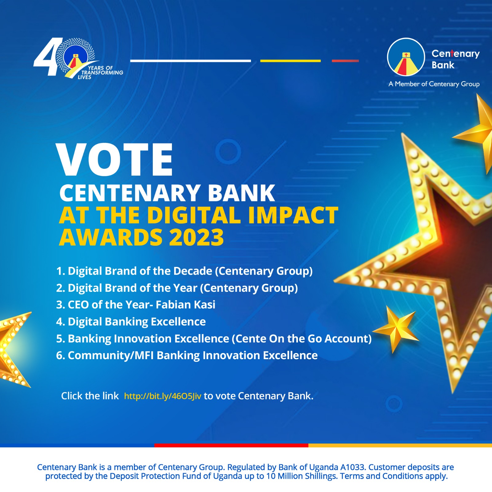 Centenary Bank - The voting phase is officially underway!... | Facebook