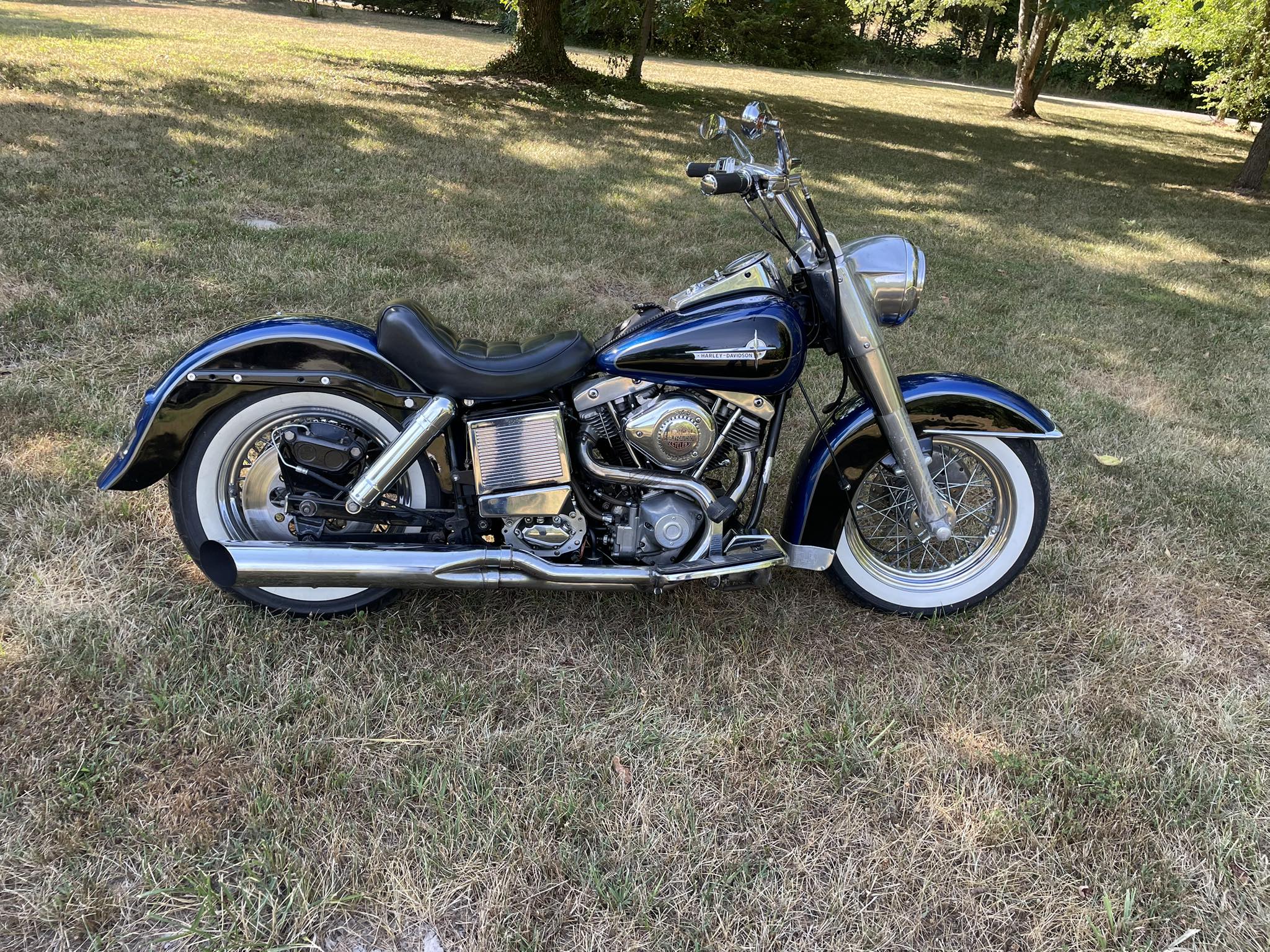 Restored 1981 FLH shovelhead bike still runs great