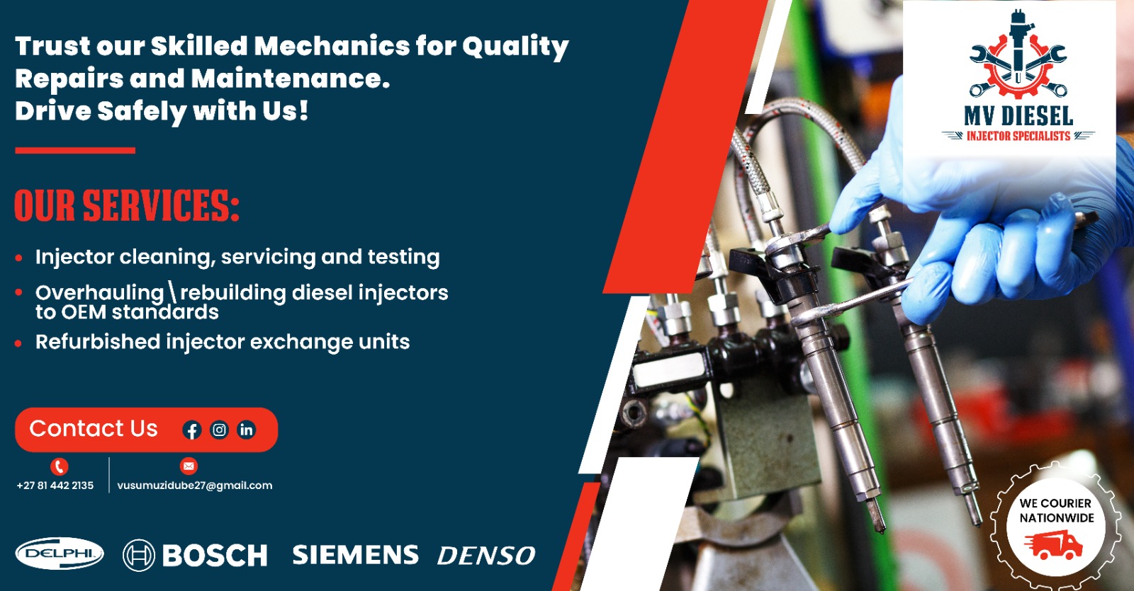 MV Diesel injector services | Johannesburg