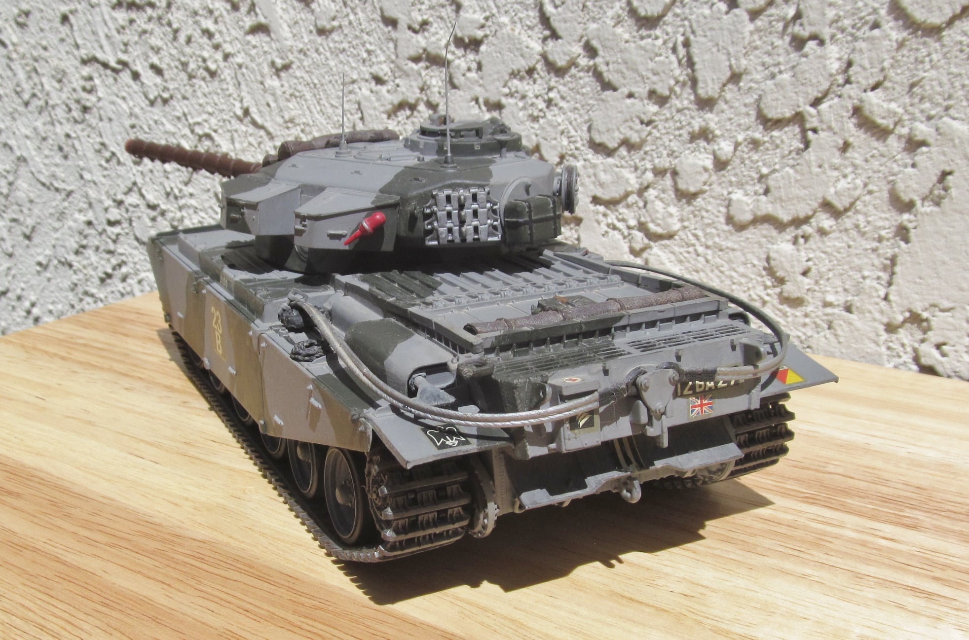 A Tamiya 1/35 Centurion Mk. III built in the early 70's.