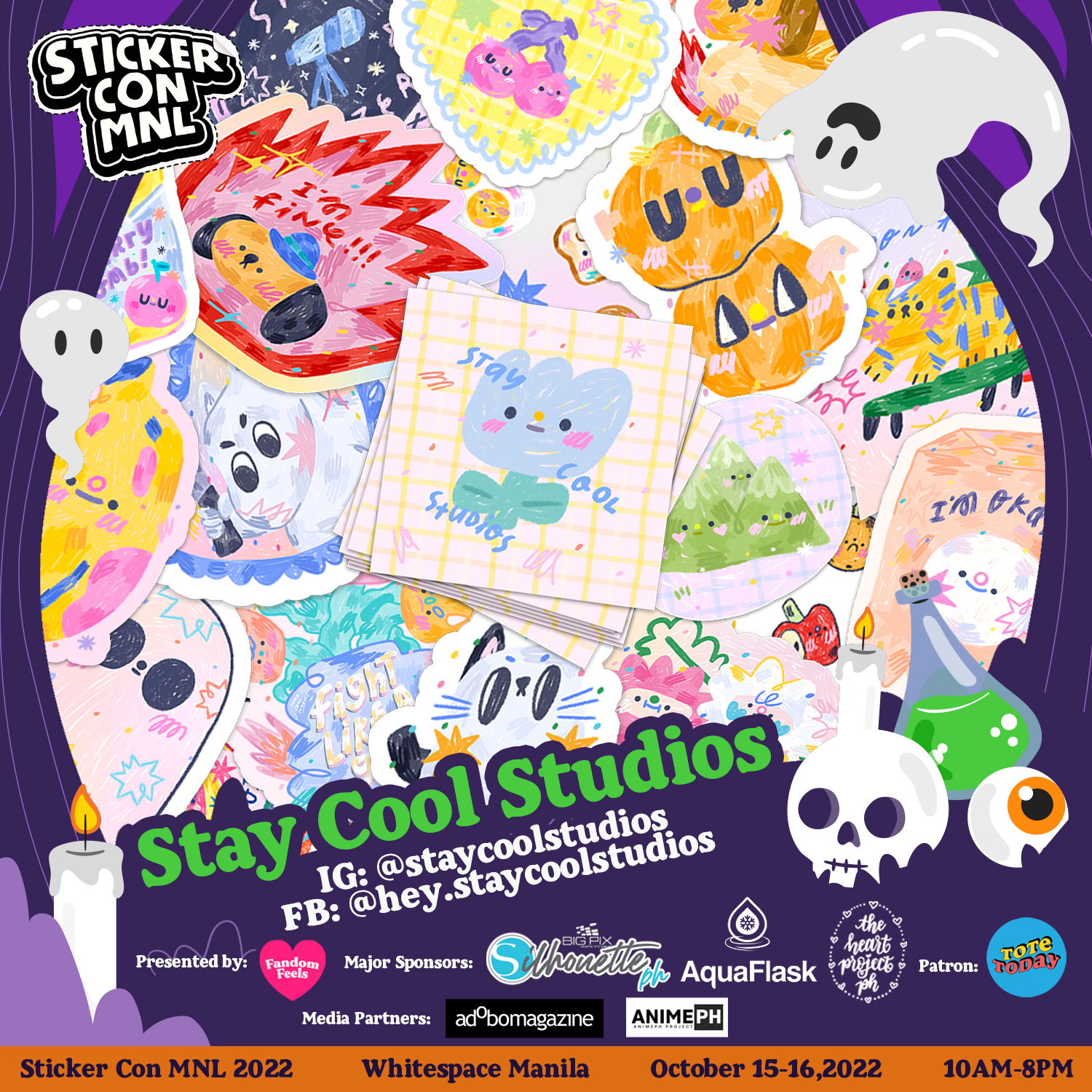 Sticker Con MNL - SCM 2022 EXHIBITOR SPOTLIGHT 142: 👻 Stay Cool Studios ...