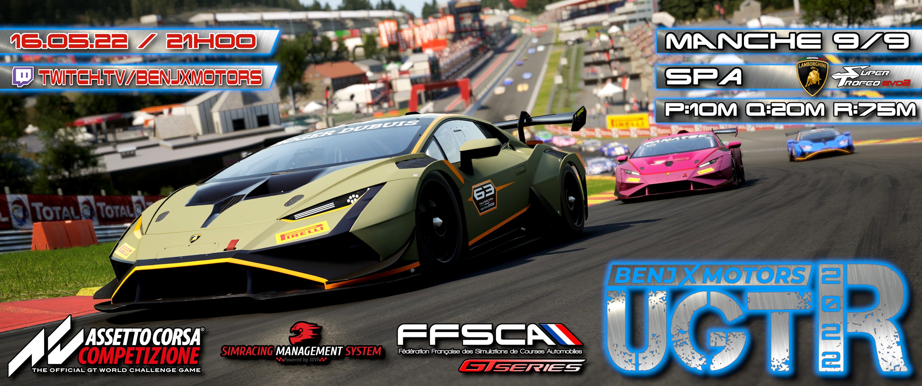 FFSCA GT - 🚨[ACC-PC]🚨[Ultimate GT Racer 2022 - Finale - Lamborghini ST ...