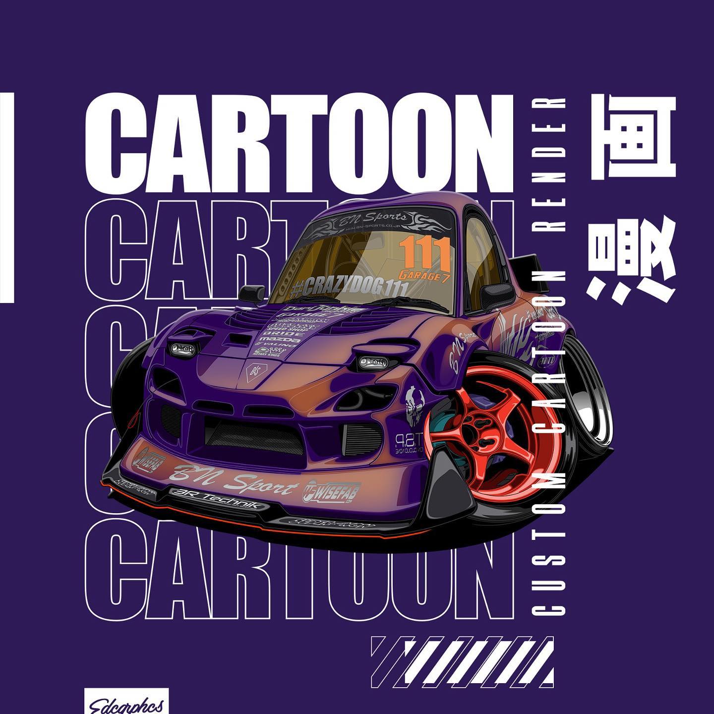 edcgrphcs - Sharpener RX7 - Cartoon Style Do you need new render for ...