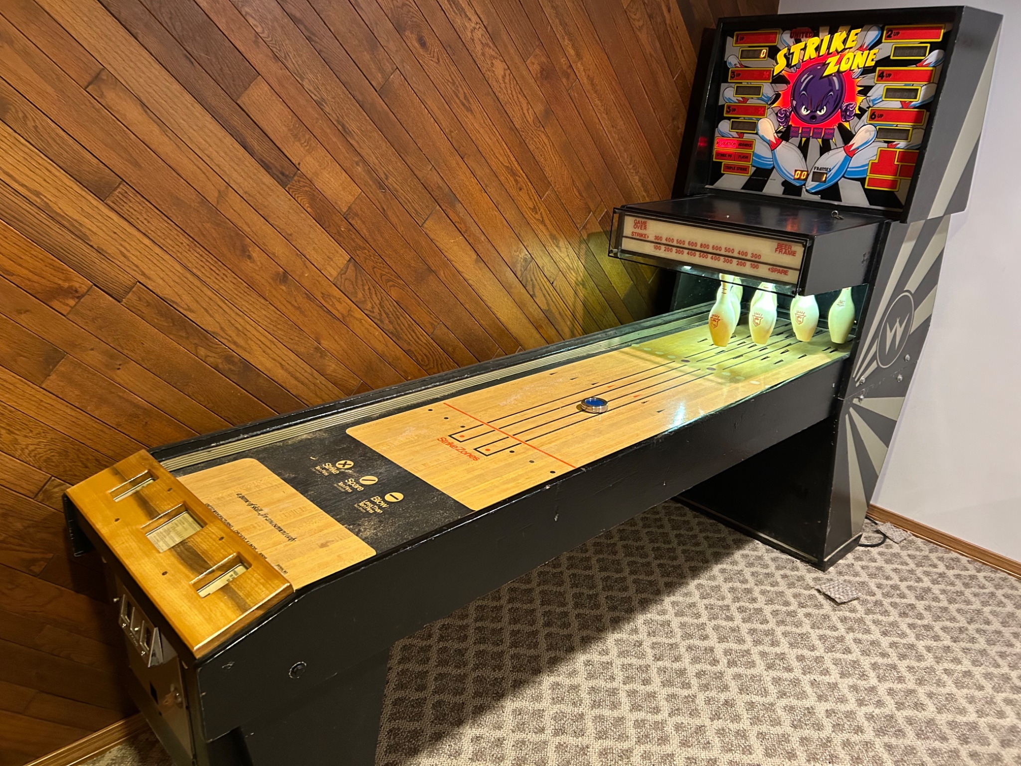 Vintage Williams “Strike Zone” Arcade Bowling Game ~ 1972 - Games ...