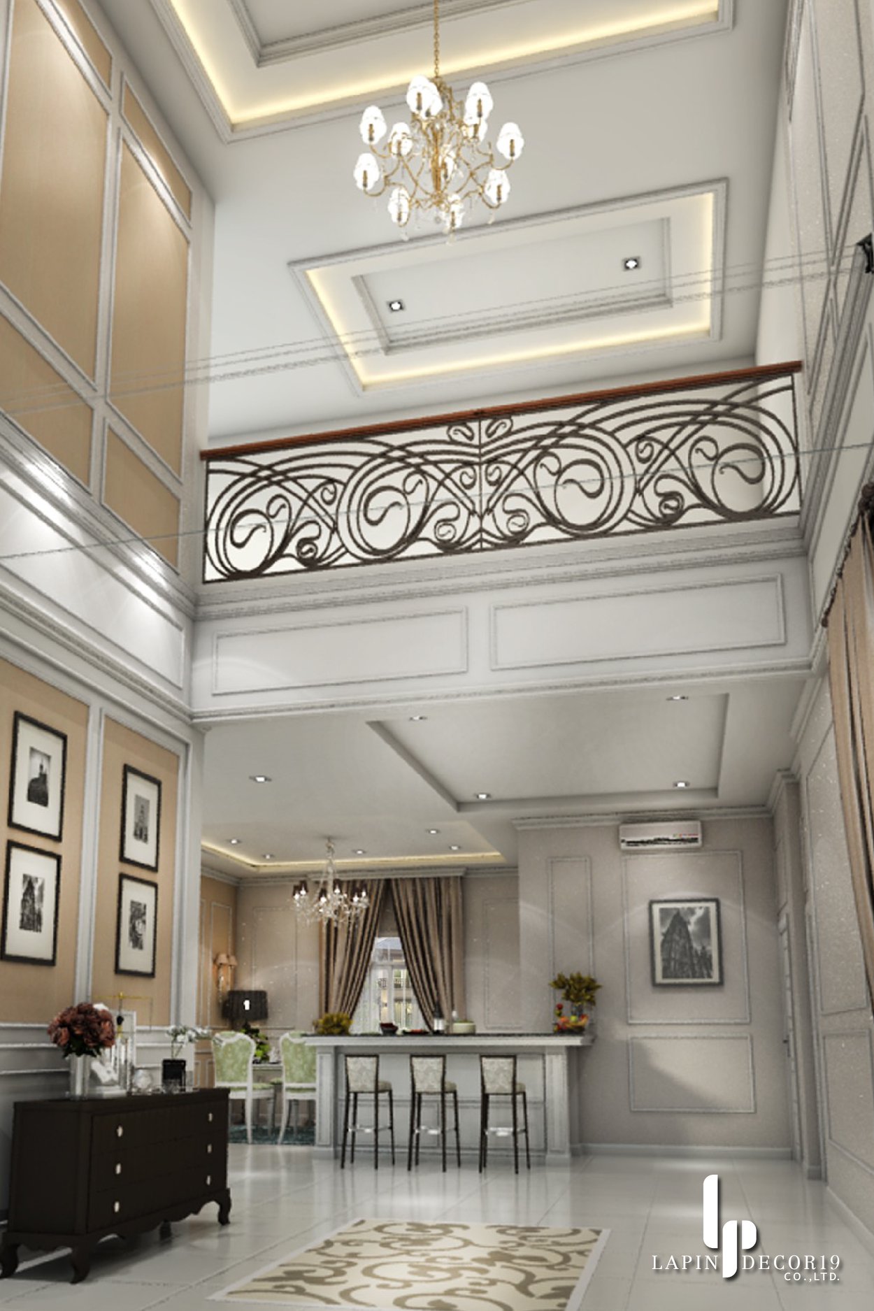 การออกแบบสไตล์เรียบหรู... - Lapin decor รับออกแบบตกแต่งภายใน