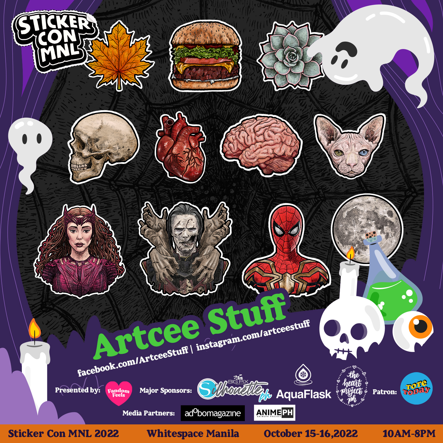 Sticker Con MNL - SCM 2022 EXHIBITOR SPOTLIGHT 267: 👻 Artcee Stuff 👻 A ...