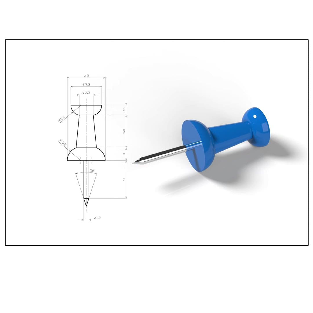 Aar Mech - 📌 Pin Design in SolidWorks 📌 #caddesign...