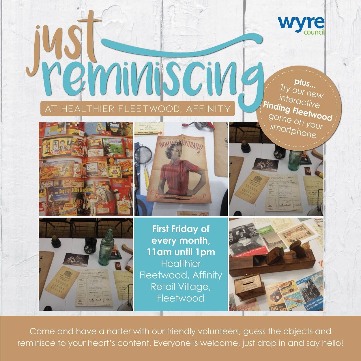 A reminder that we our Wellbeing &... - Healthier Fleetwood