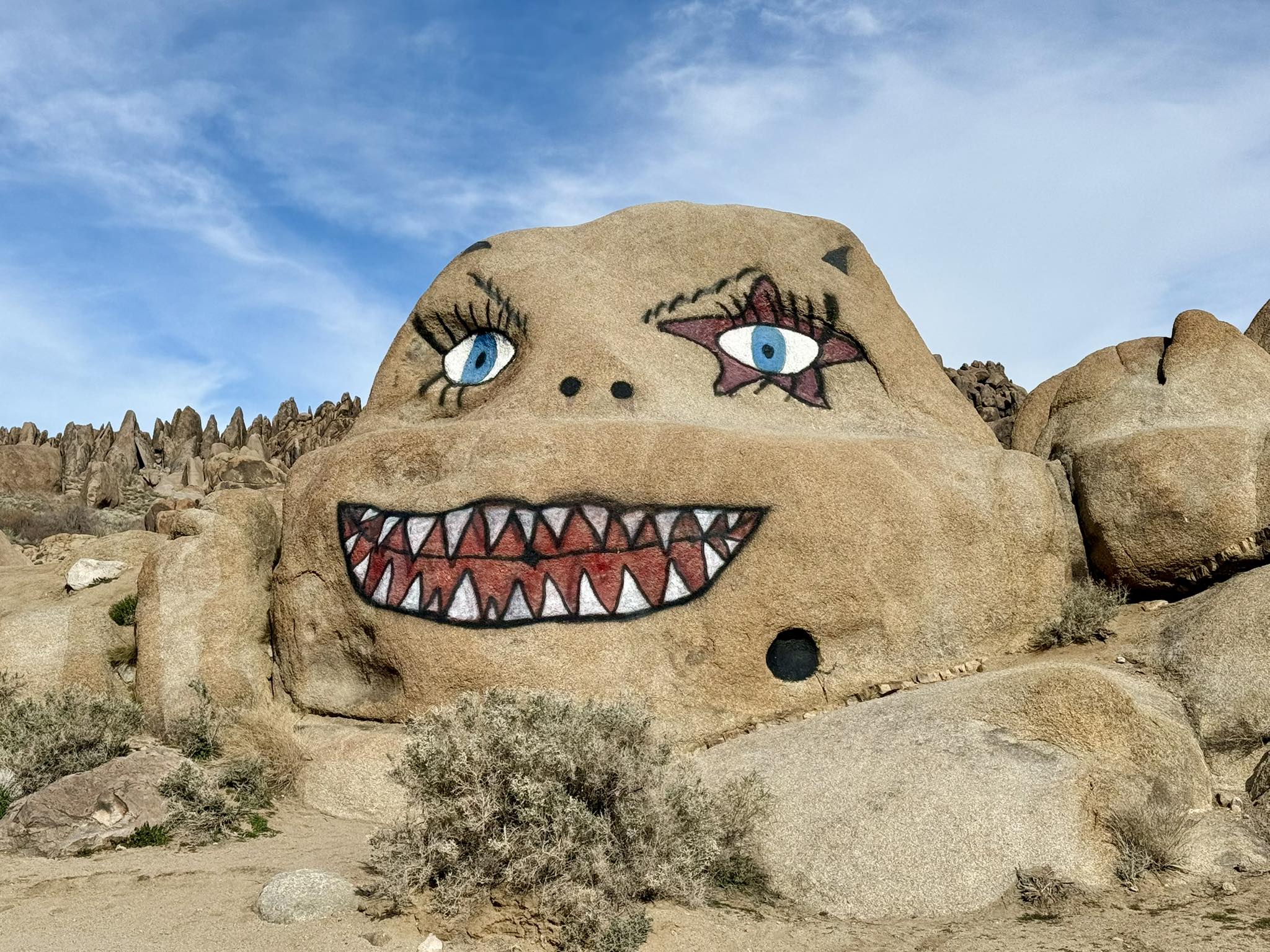 Nightmare Rock, a quirky roadside attraction