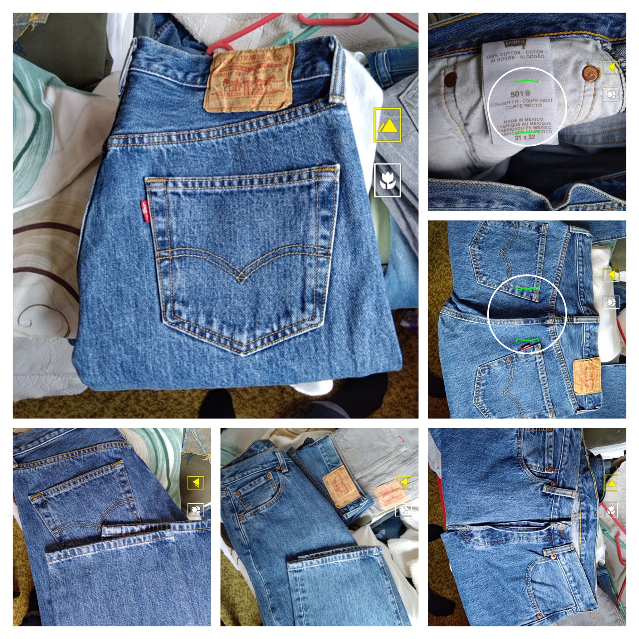 Levis 501 vel 31-32