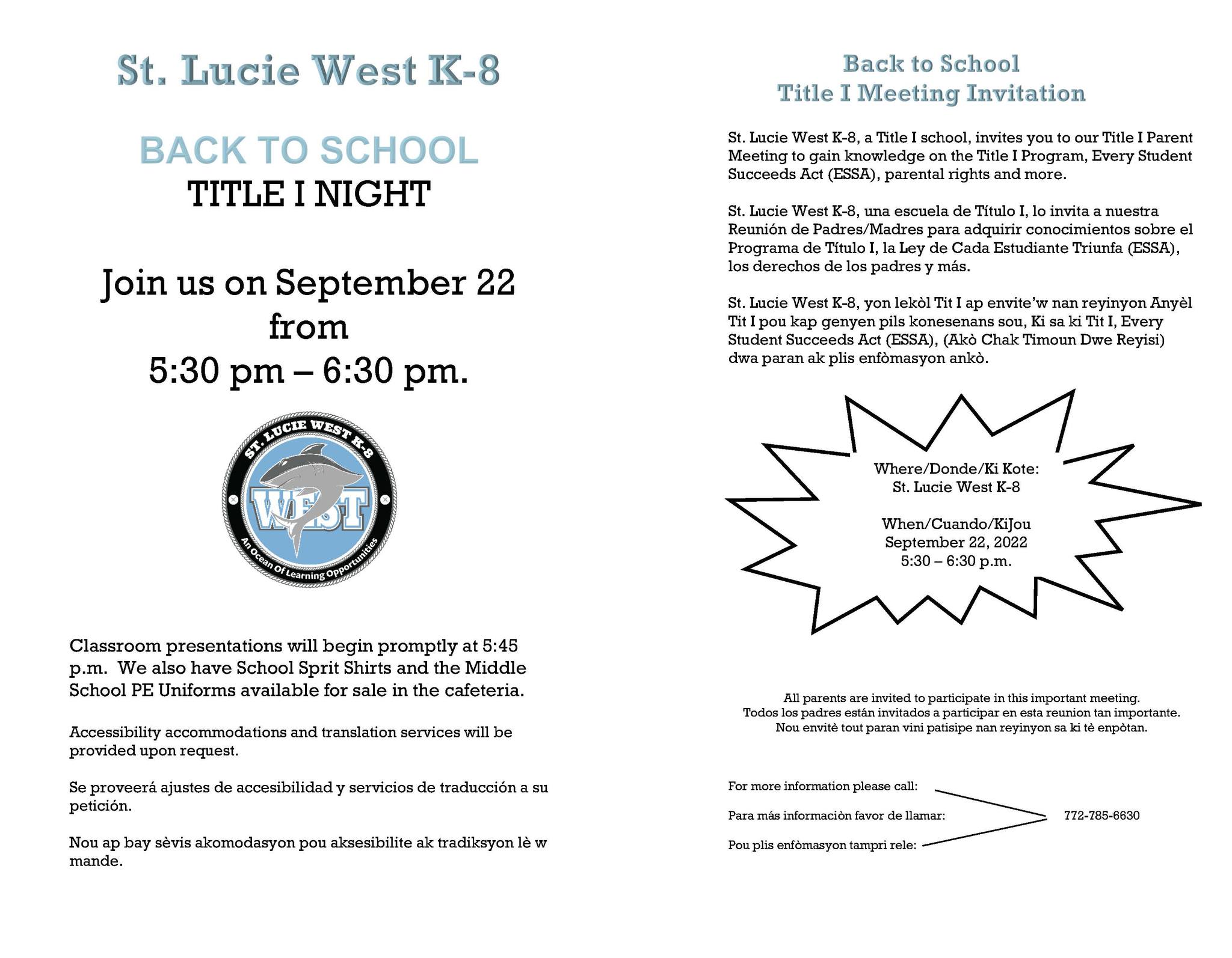 St. Lucie West K-8 School... - St. Lucie West K-8 School