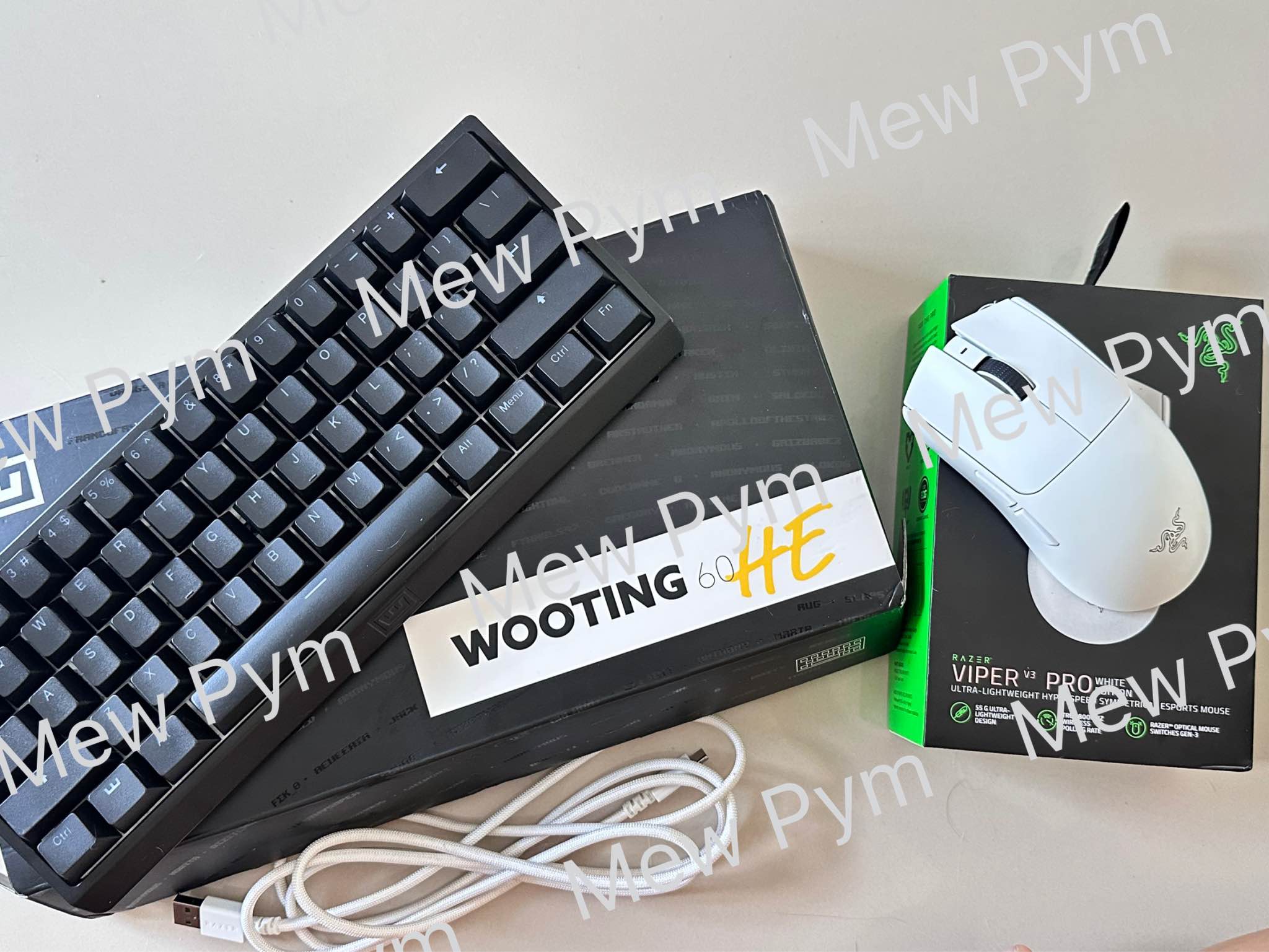 WOOTING 60 HE & RAZER VIPER V3 PRO - Keyboards & Keypads - Muang Nonta ...