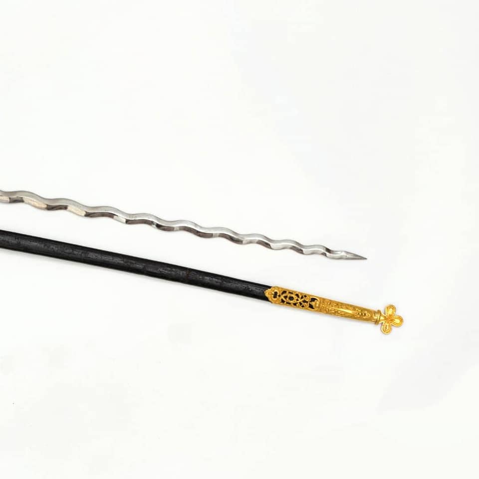 This presentation sword (roughly dates to the late 19th century) is one ...