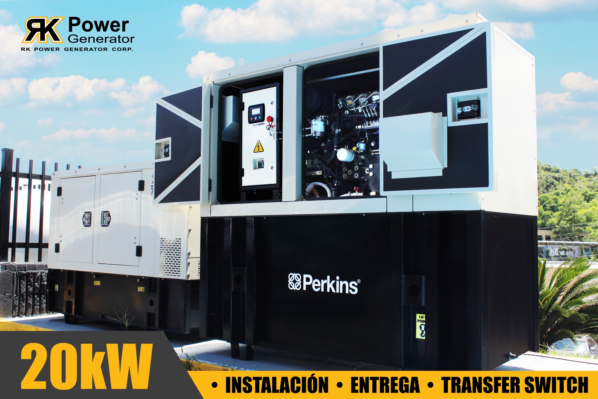 RK Power Corp - Disponible hoy, 20kW Perkins con tanque... | Facebook