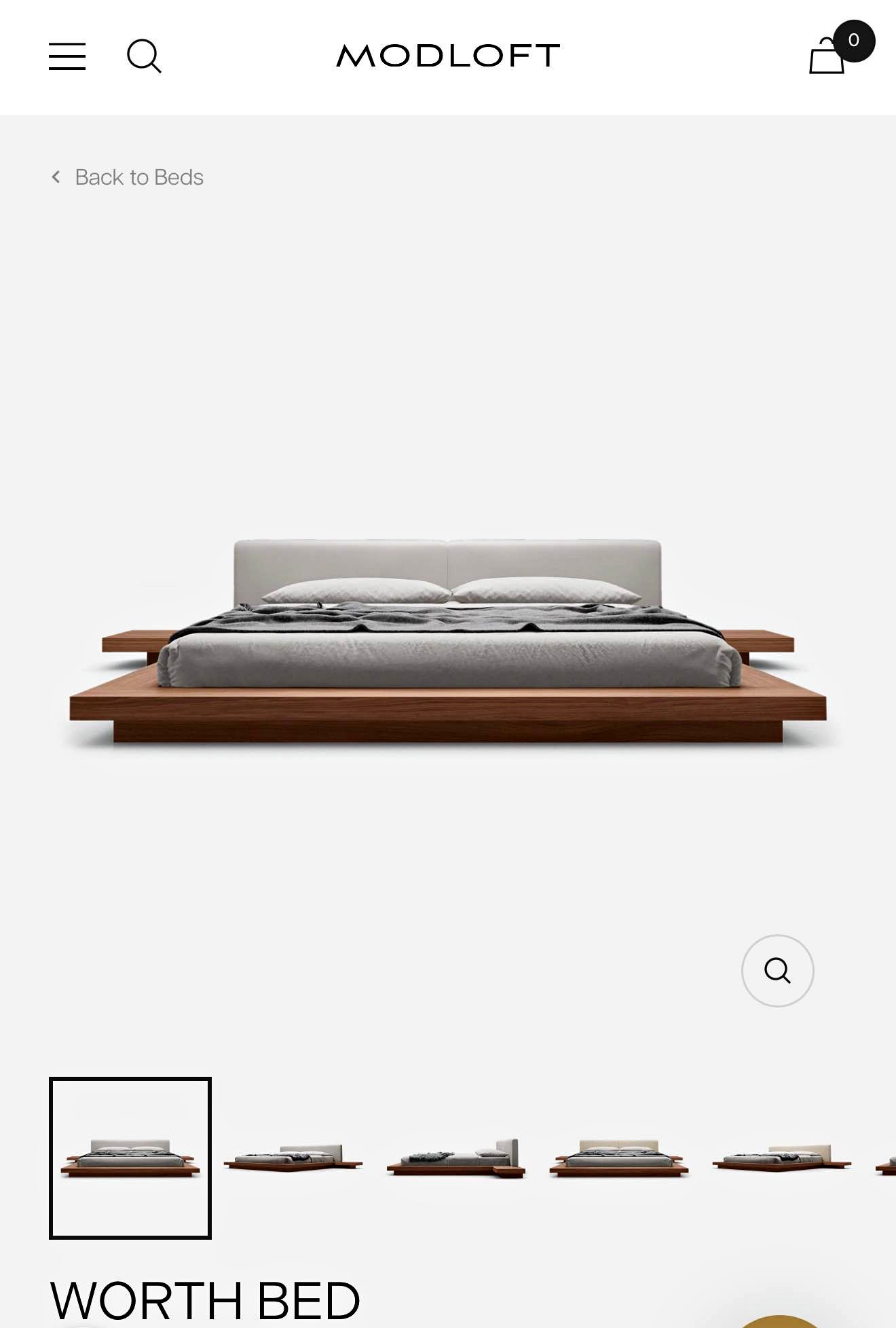 Modloft bed - queen platform bed - Beds & Bed Frames - New York, New ...