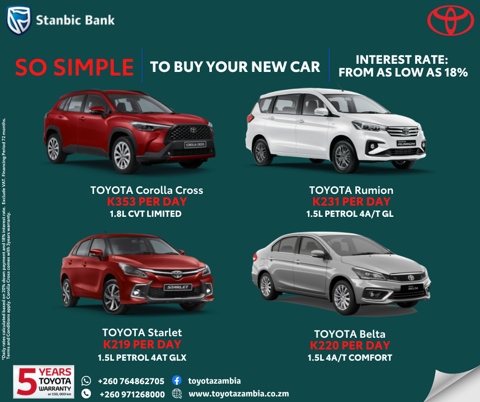 Toyota Zambia - 🤩 Good news coming from CFAO Motors... | Facebook