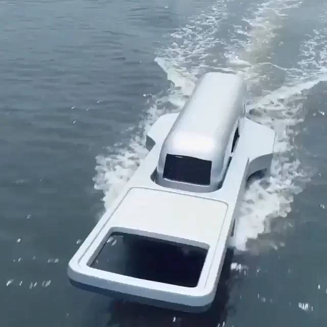 This is zipper boat and it designed by a Japanese man named