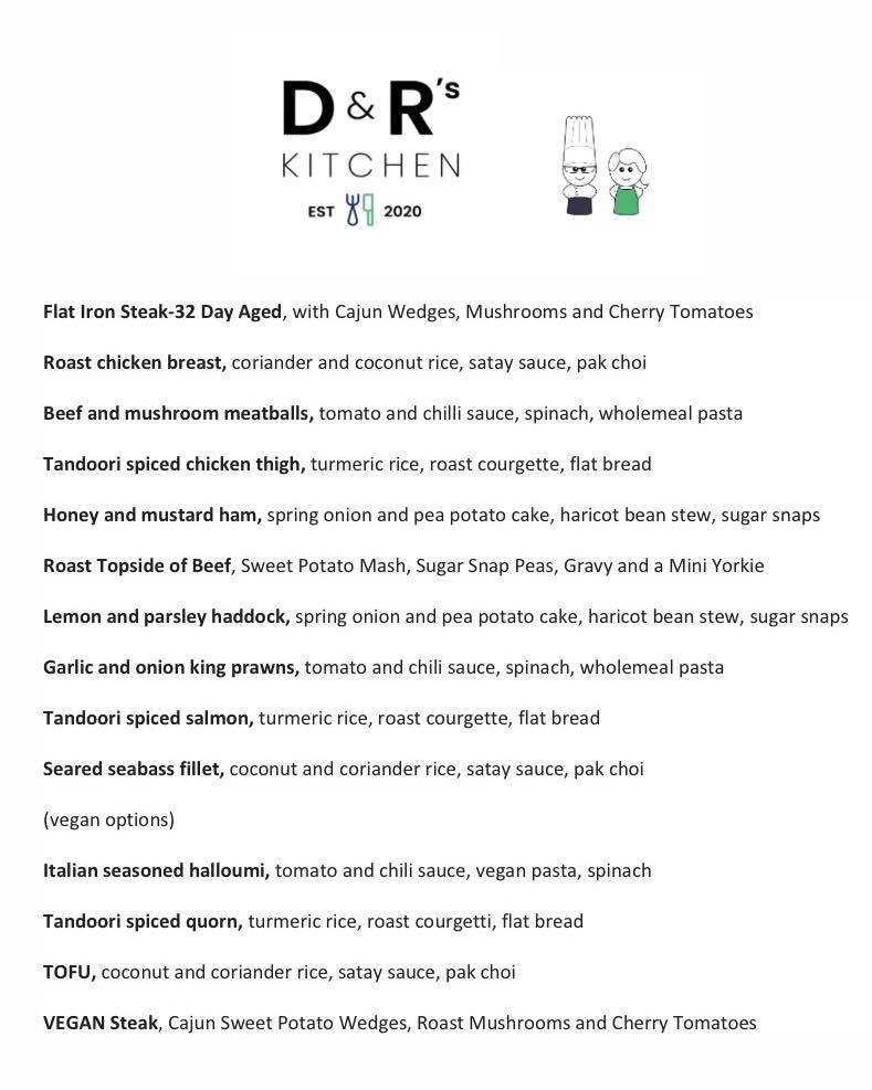 D&Rs kitchen - 💥🌟👨‍🍳🥦🥩 NEW MENU 🥩🥦👨‍🍳🌟💥 Hello everybody!...