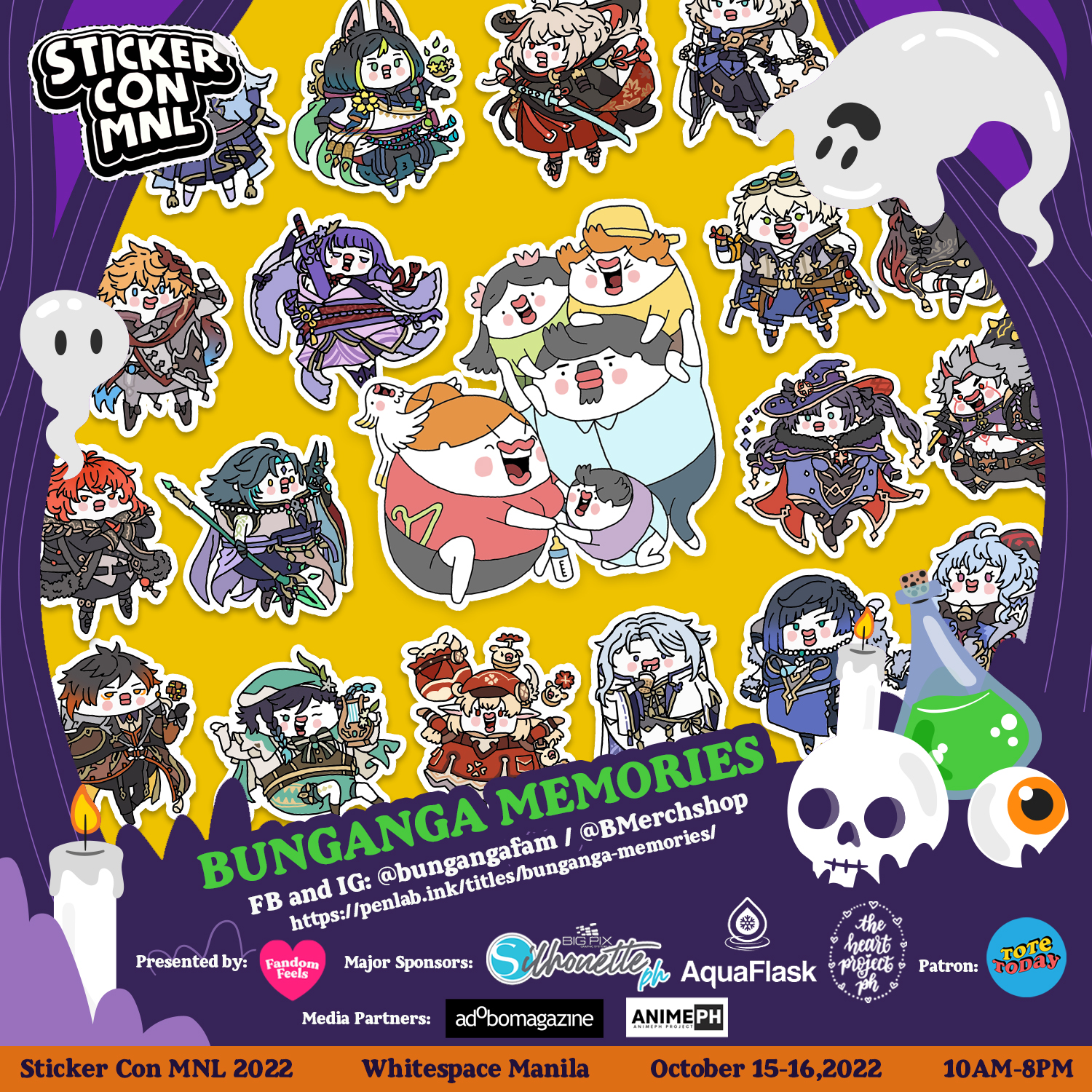 Sticker Con MNL - SCM 2022 EXHIBITOR SPOTLIGHT 349: 👻 BUNGANGA MEMORIES ...