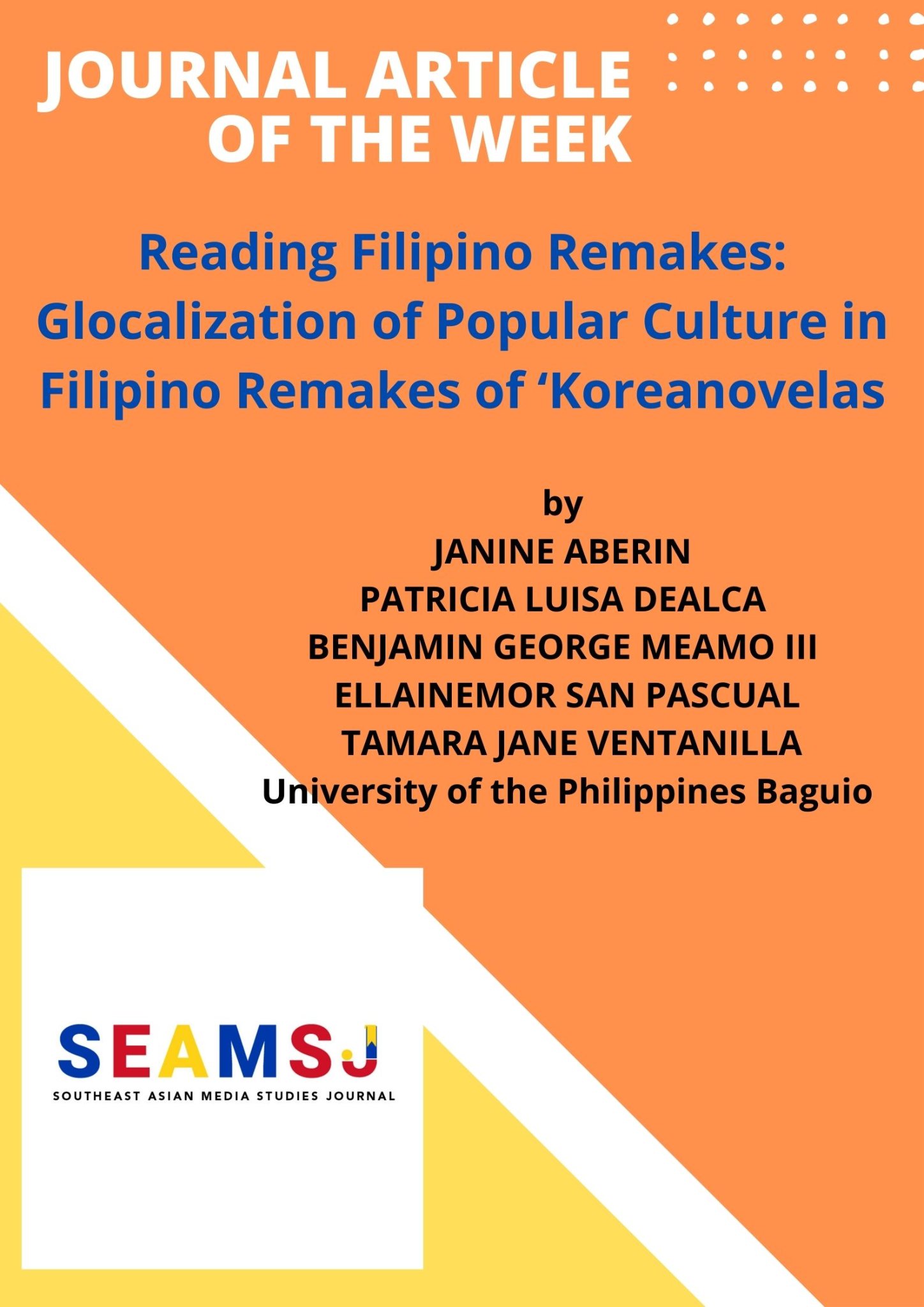 Reading... - Southeast Asian Media Studies Association