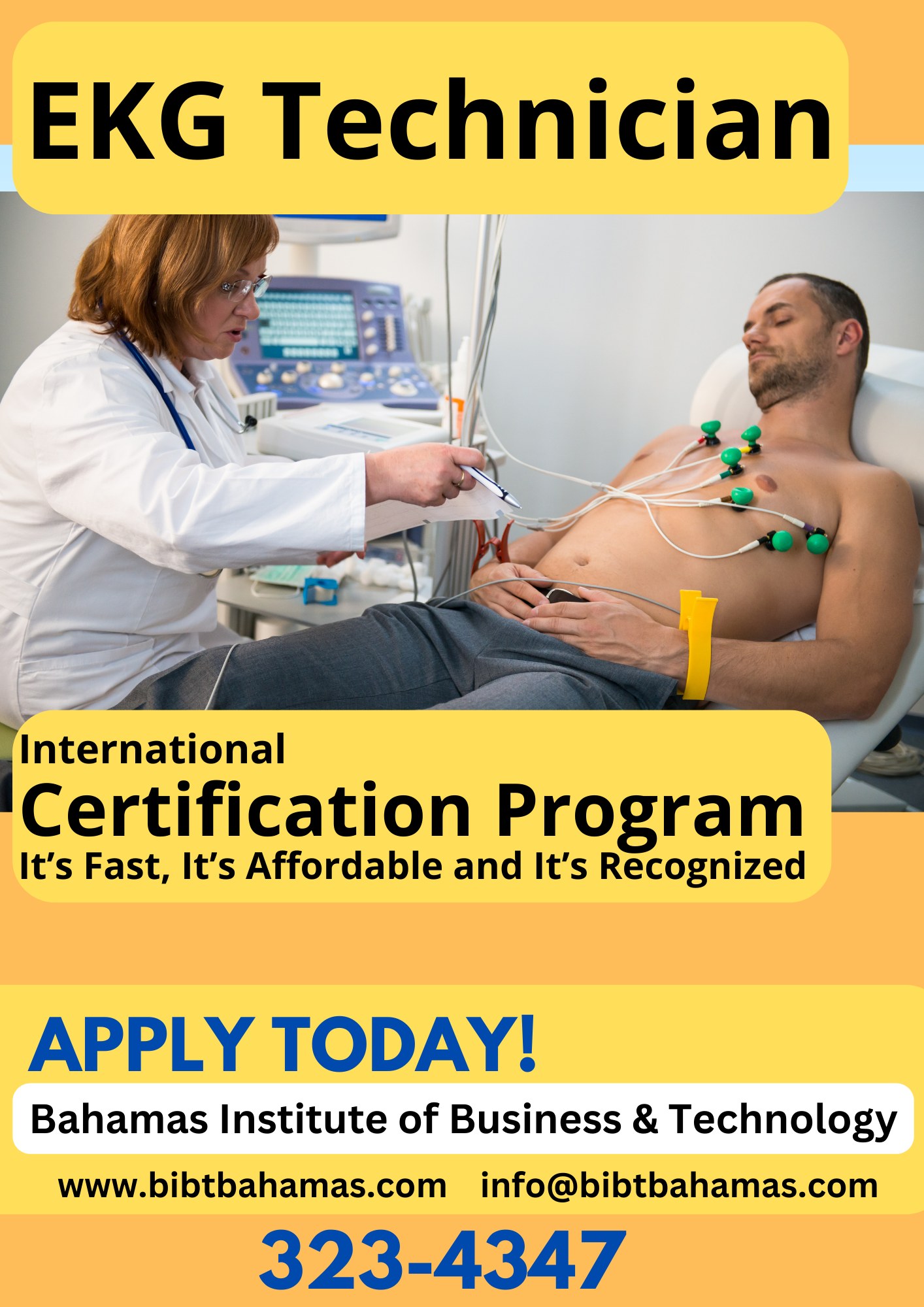 Bahamas - . EKG Technician ...