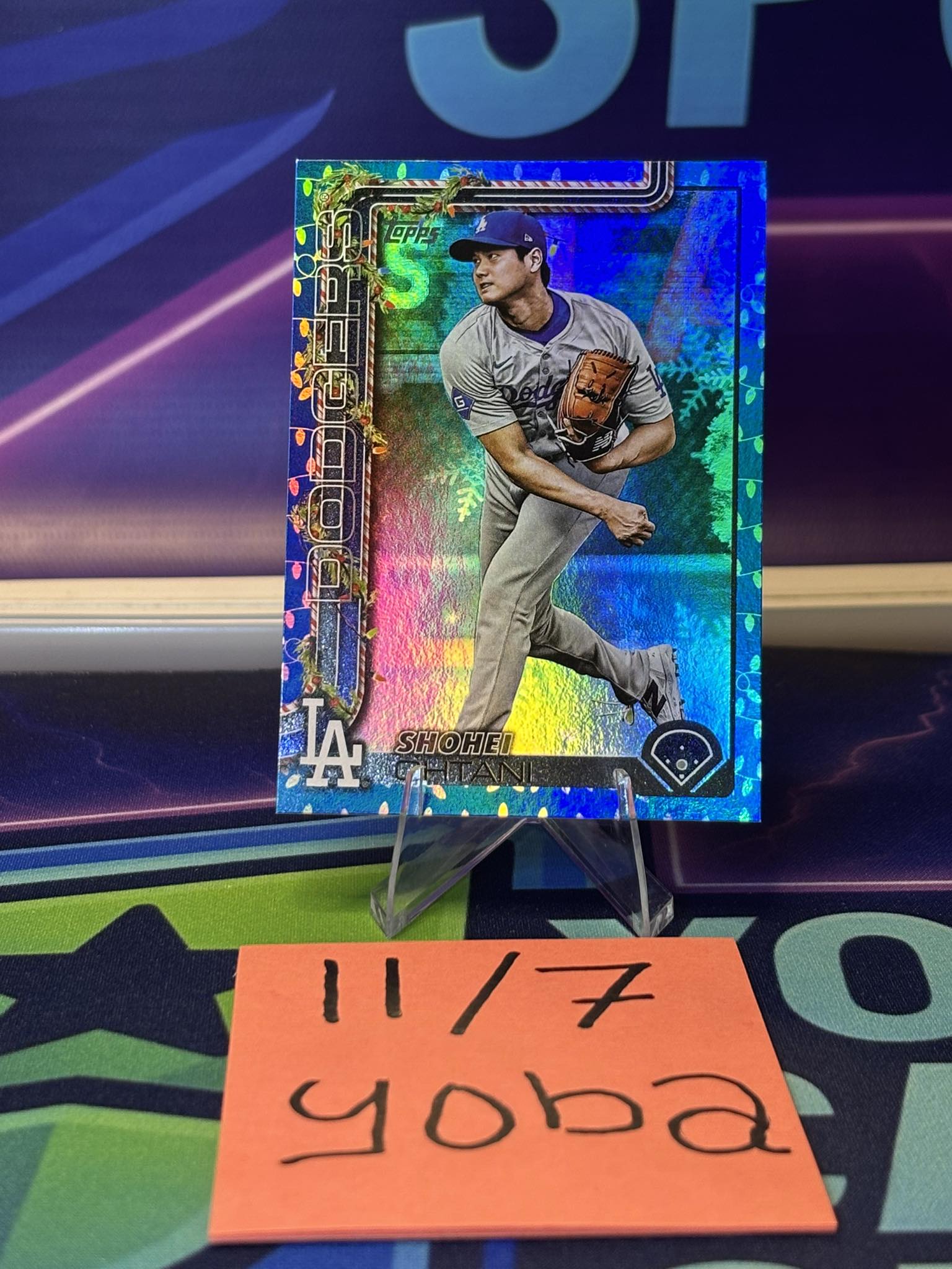 Late Christmas Present for me! 2024 Holiday green Shohei Ohtani #3/5!