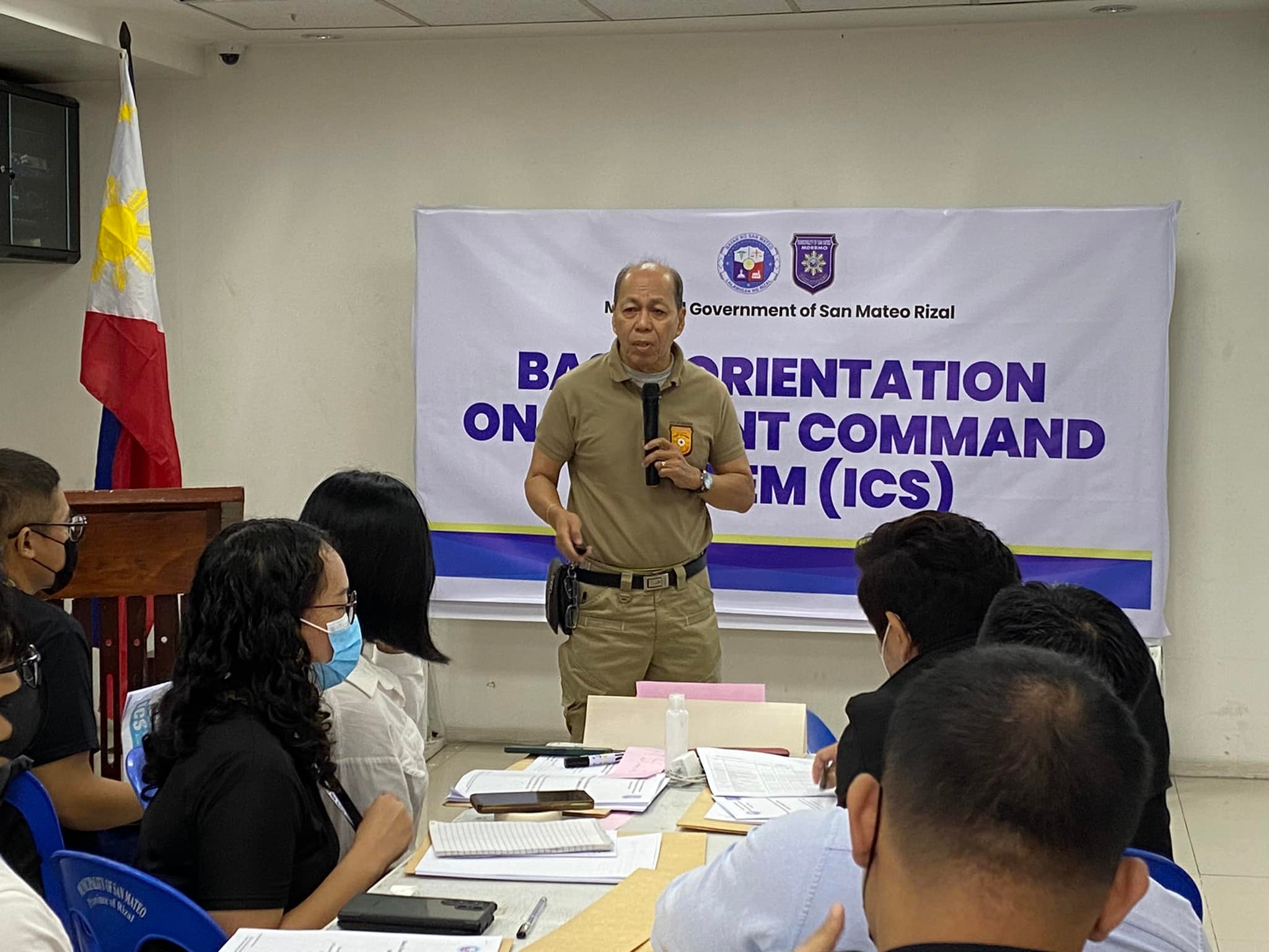 Isang Orientation ng Basic Incident Command System ang ginaganap ngayon ...