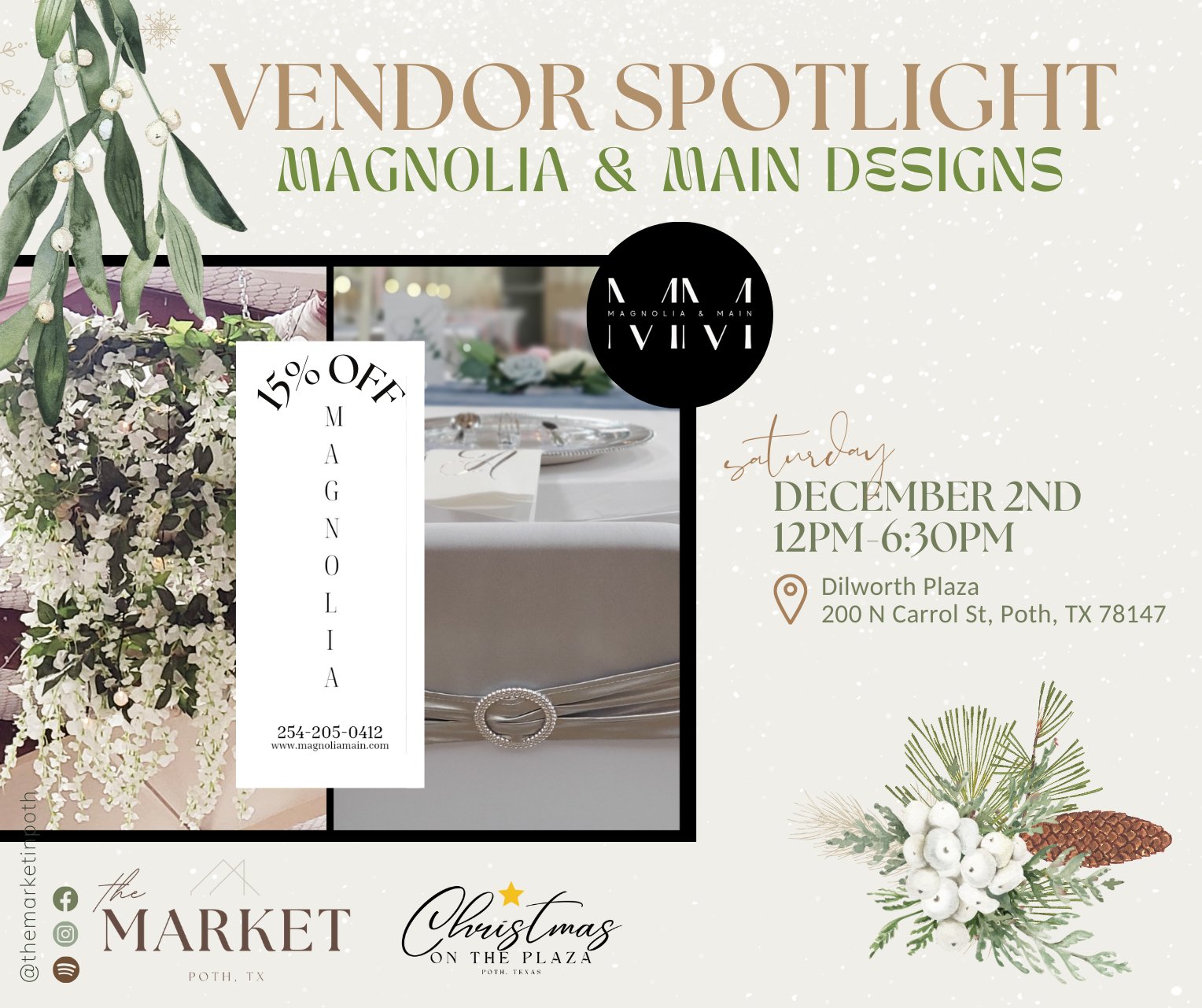 ️🎄𝐕𝐞𝐧𝐝𝐨𝐫 𝐒𝐩𝐨𝐭𝐥𝐢𝐠𝐡𝐭🎄 ️ Please help... - The Market in Poth