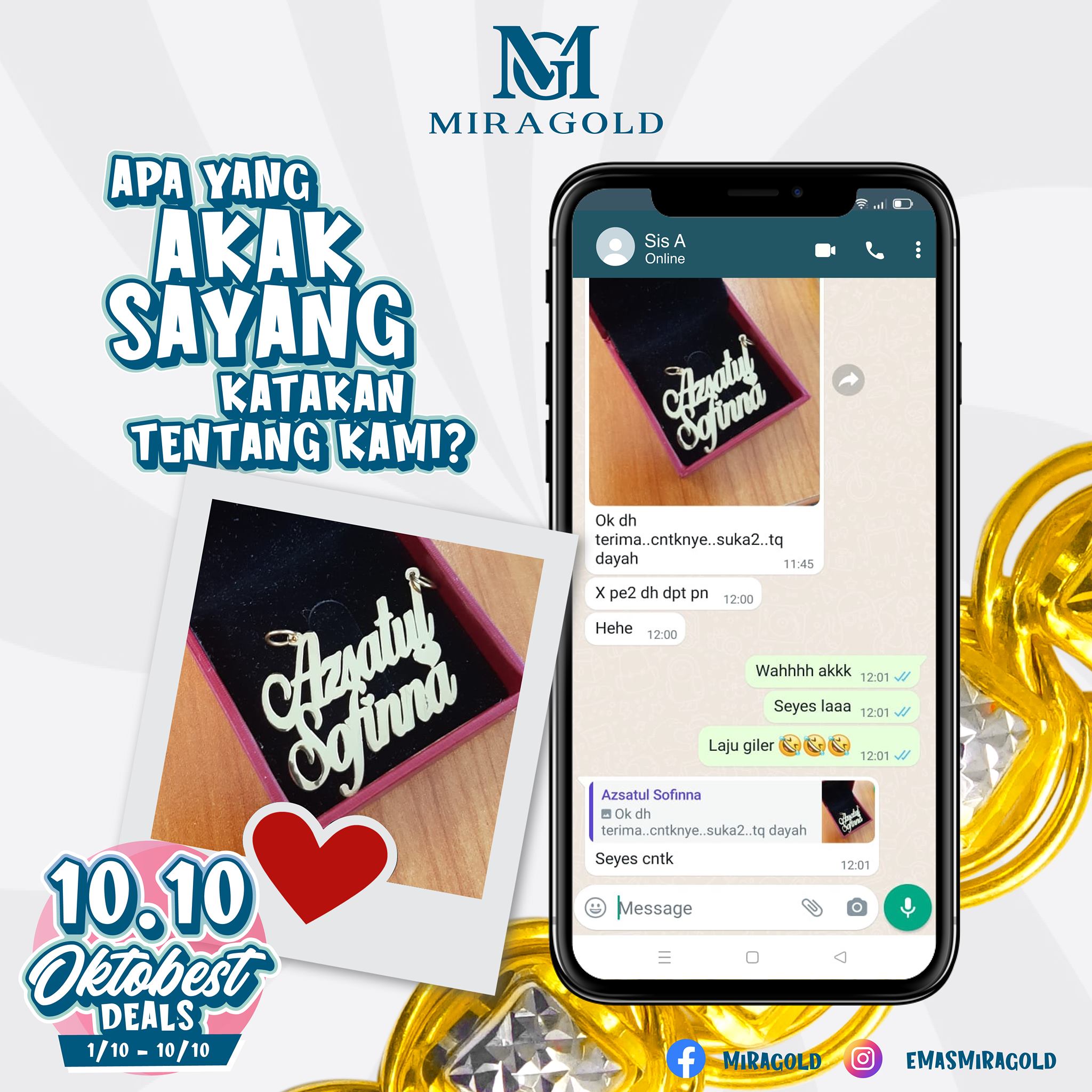 Alhamdulillah, syukur sangat-sangat.... - Kedai Emas Miragold | Facebook