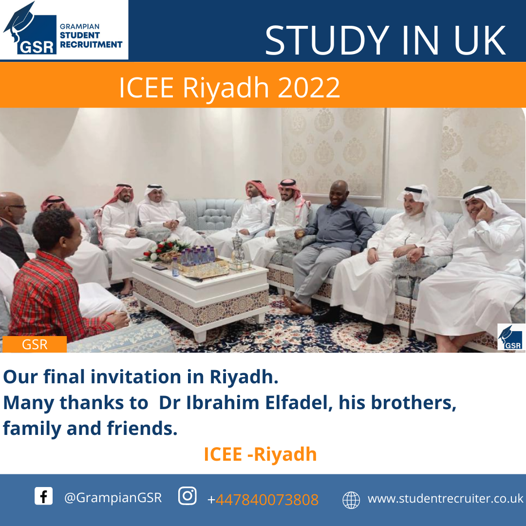 Hiosted by Dr Ibraheem... - Grampian Student Recruitment | Facebook