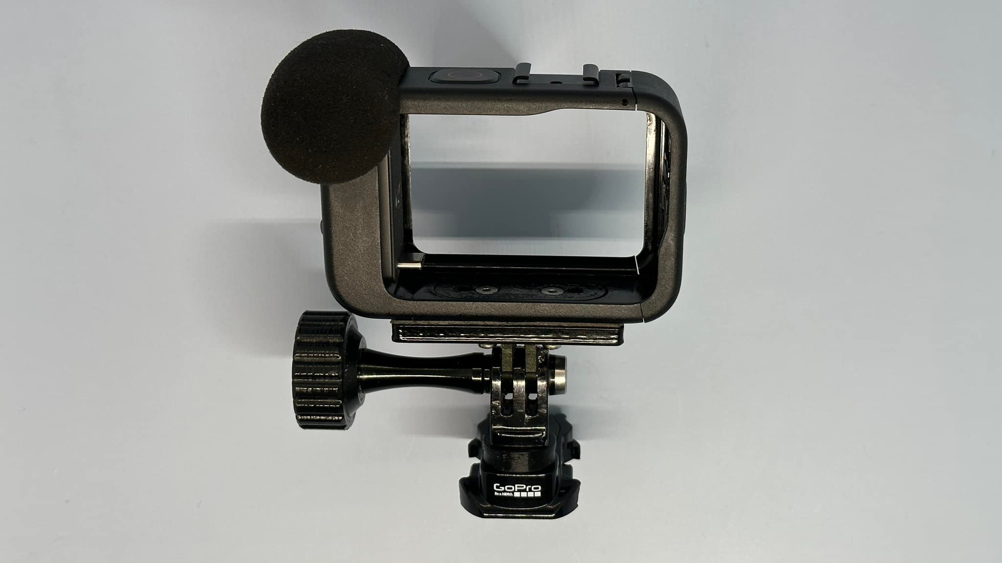 Simplified GoPro media mod battery change with 3D printed adapter
