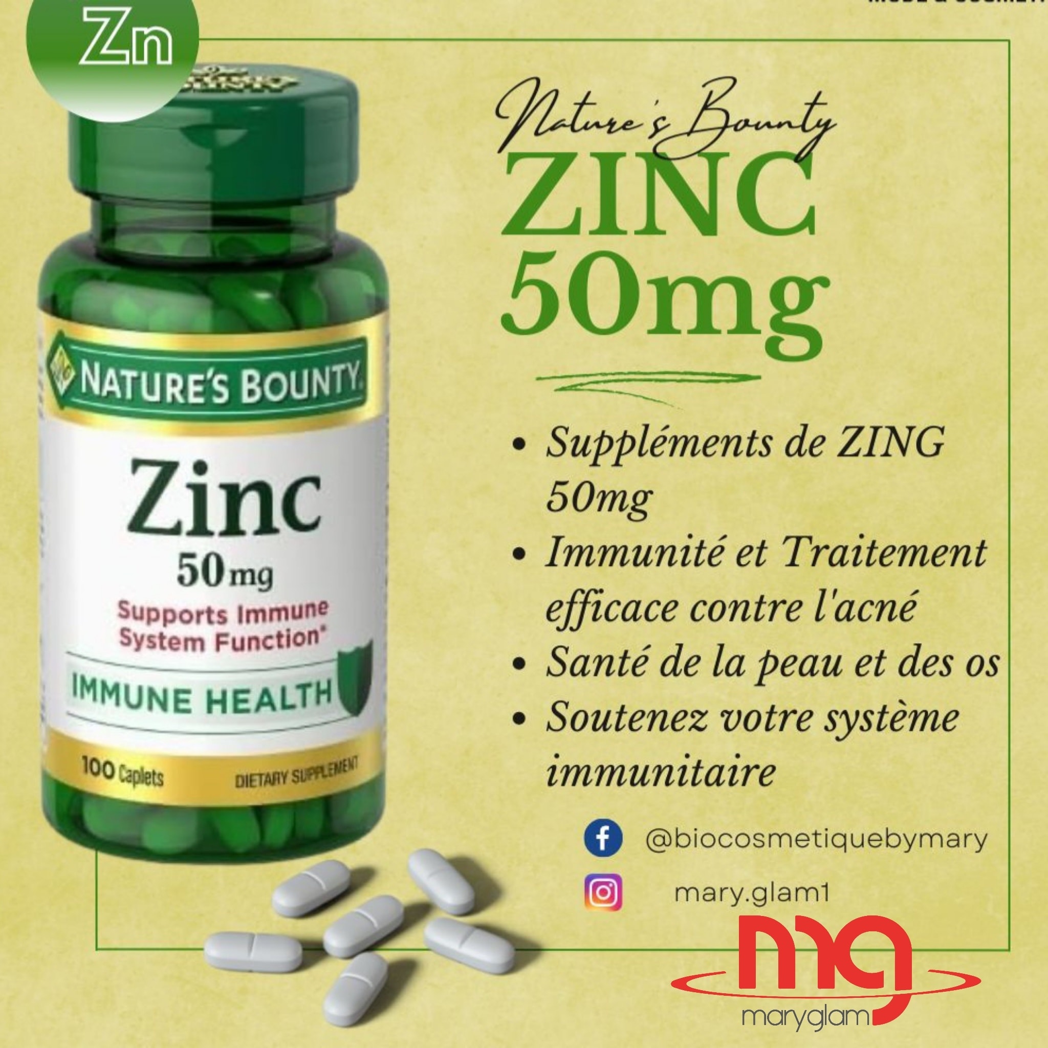 Complément Alimentaire Zinc Gummies Pslalae 50mg - Soutien Immunitaire Et Peau - Saveur Fruits - 30/60/100 Unités