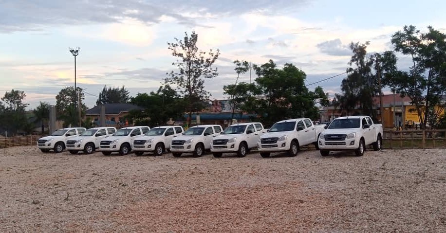 Isuzu Rwanda - Our latest Pickups at our bond 👌...