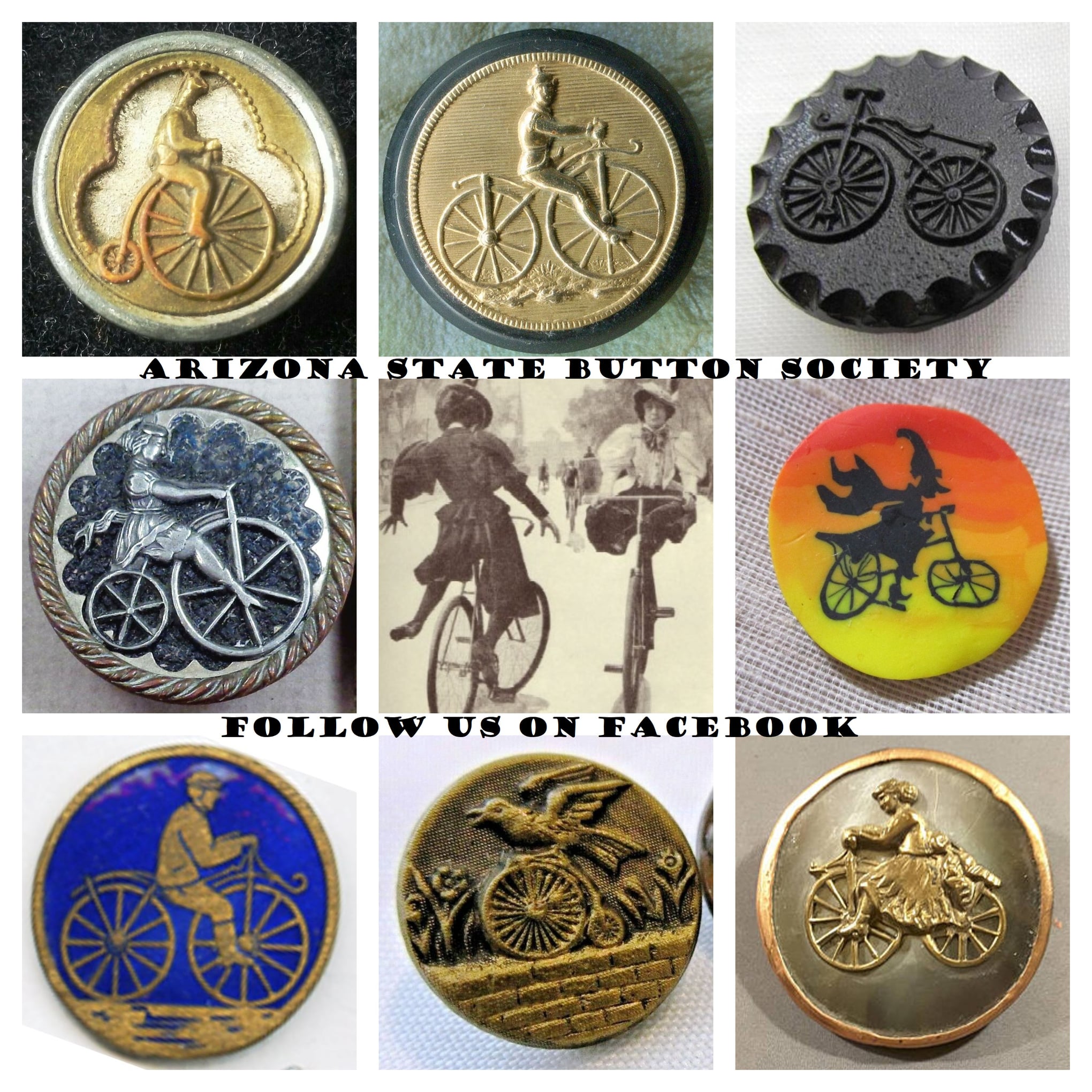 🚴‍♀️Collecting BICYCLE... - Arizona State Button Society