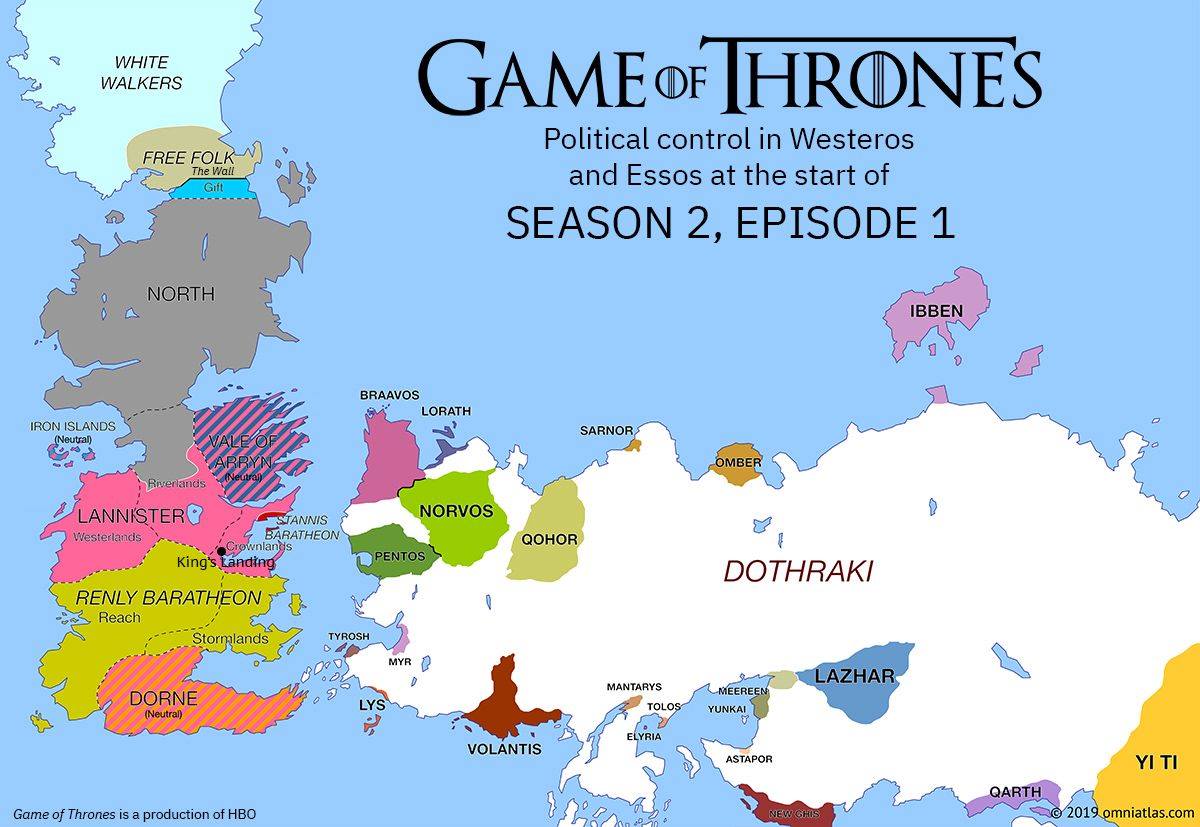 Omniatlas - Game of Thrones: Maps of political control in Westeros and ...