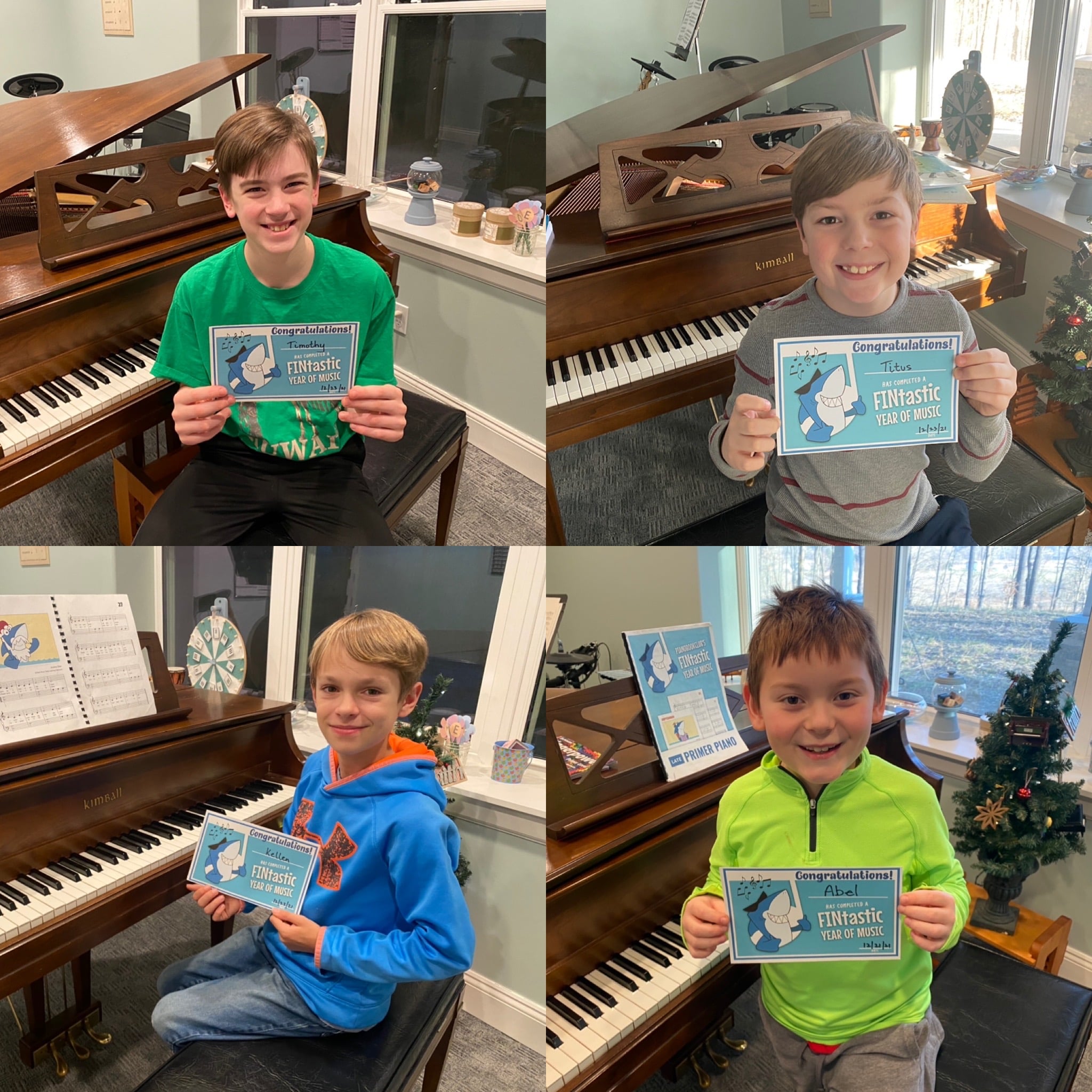 Congrats to these four handsome... - Hatch Music Studio