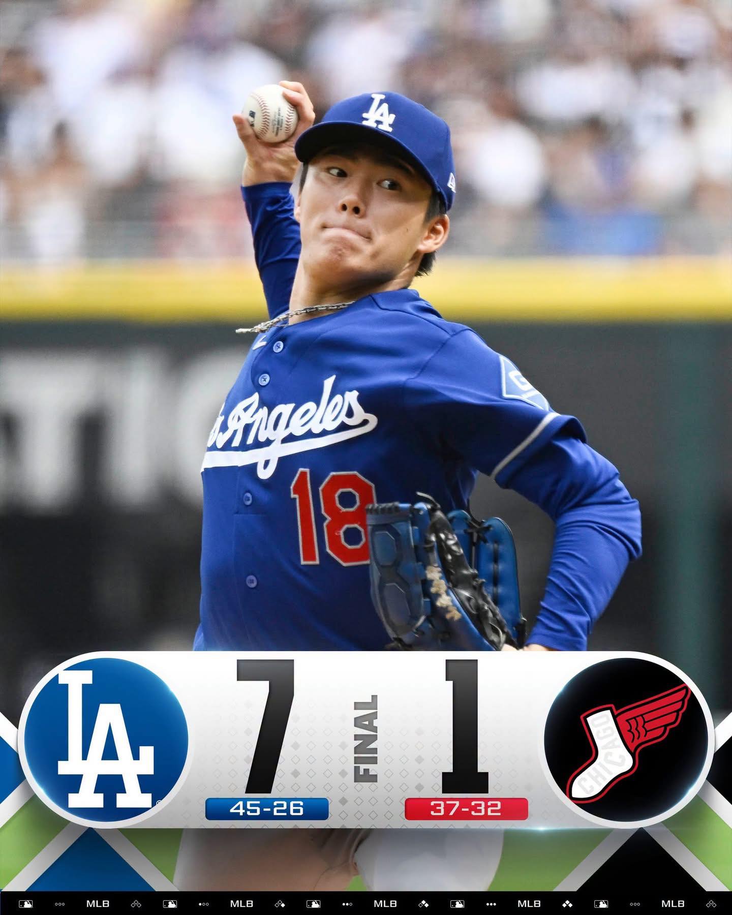 Dodgers Beat White Sox 7-1 Behind Dominant Yamamoto Start The Los 