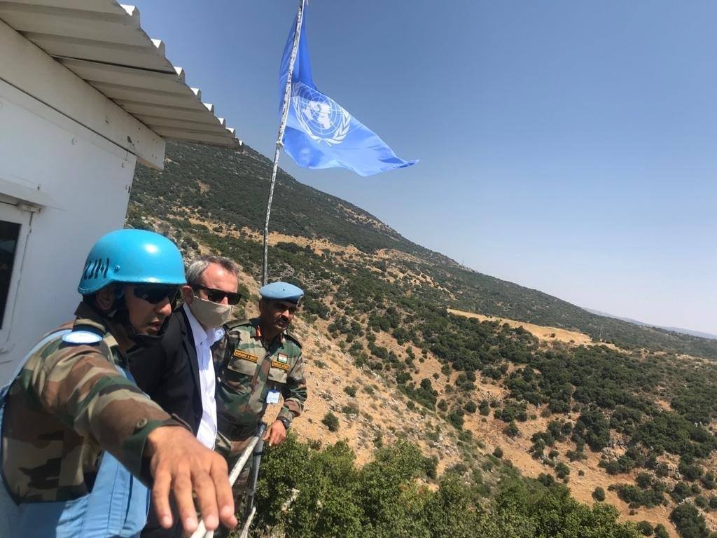 UK in Lebanon - Down south today, British Ambassador to...