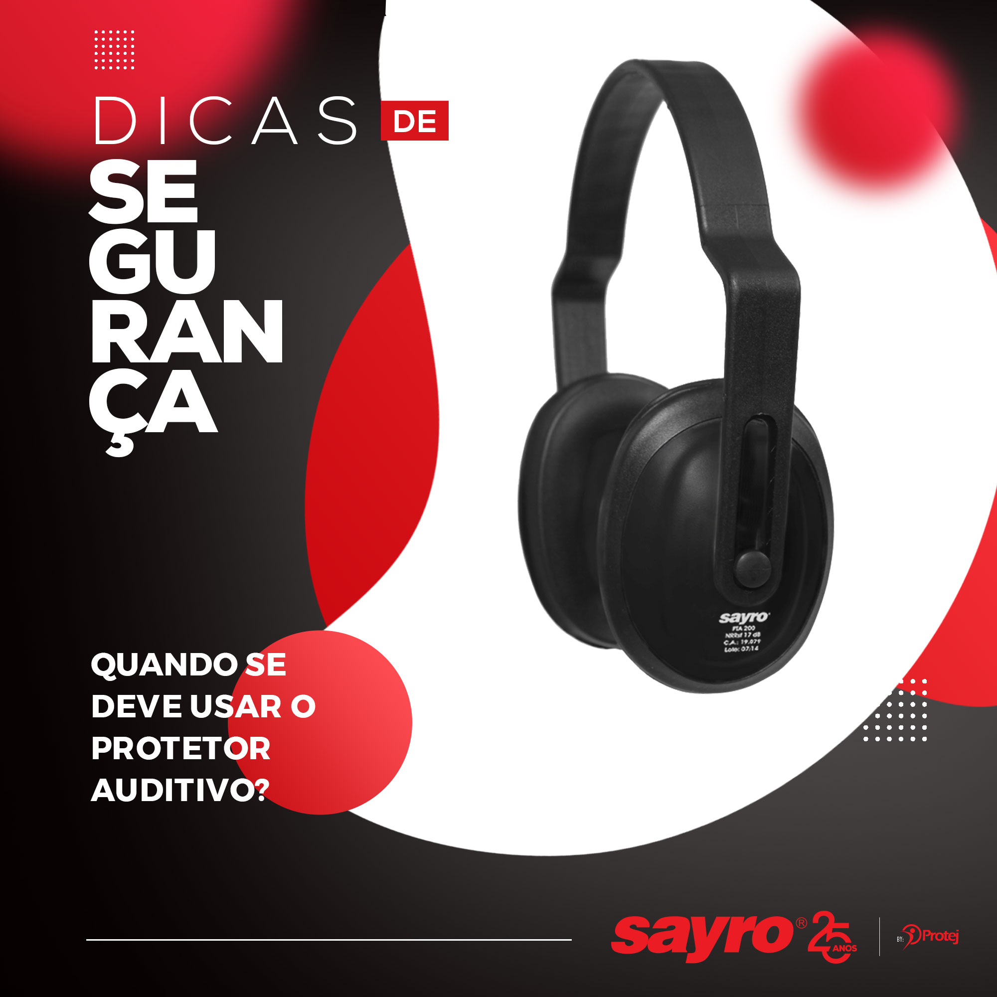 Sayro - O protetor auricular é um EPI que deve ser... | Facebook