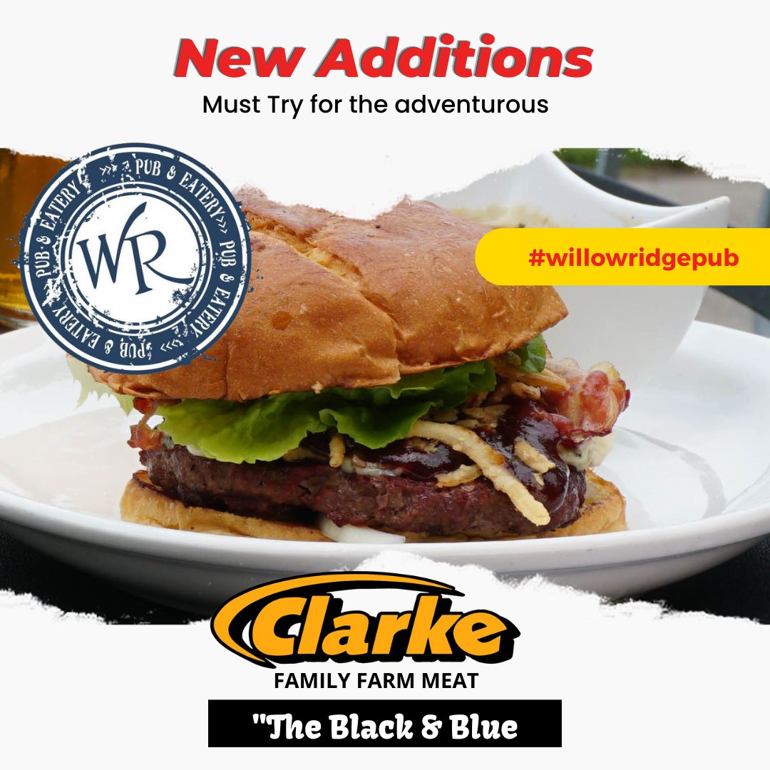 The NEW EDITION to our menu -... - Willow Ridge Pub & Eatery