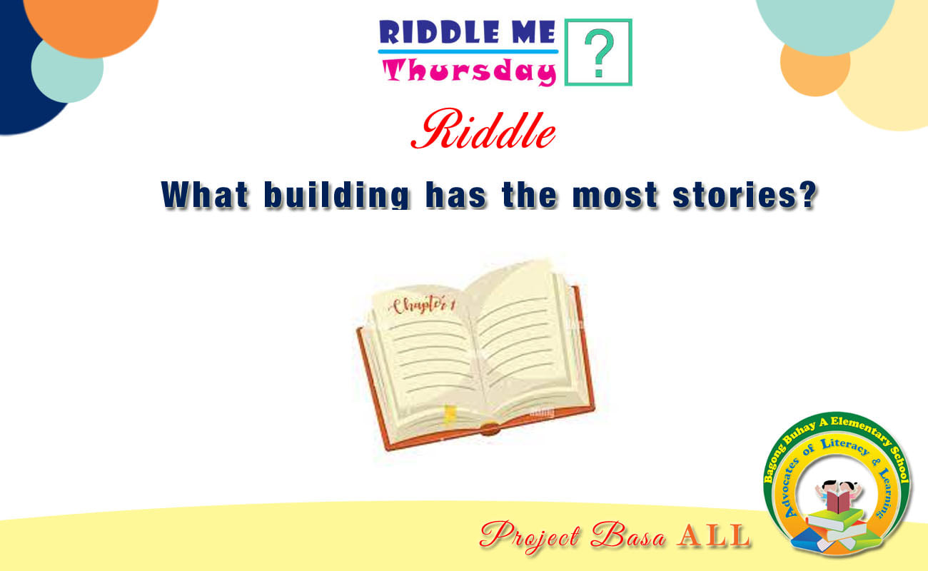 Project - RIDDLE ME THURSDAY Try to answer our riddle for today. Type ...
