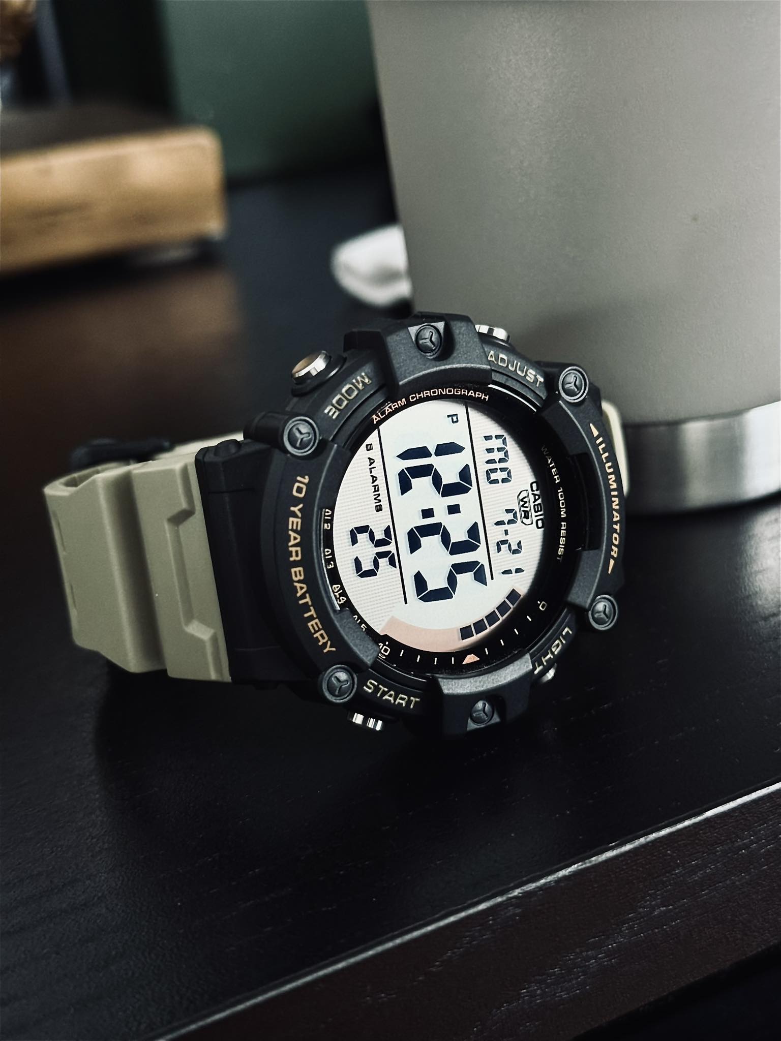 Casio AE-1200WHL-5AV leather strap review